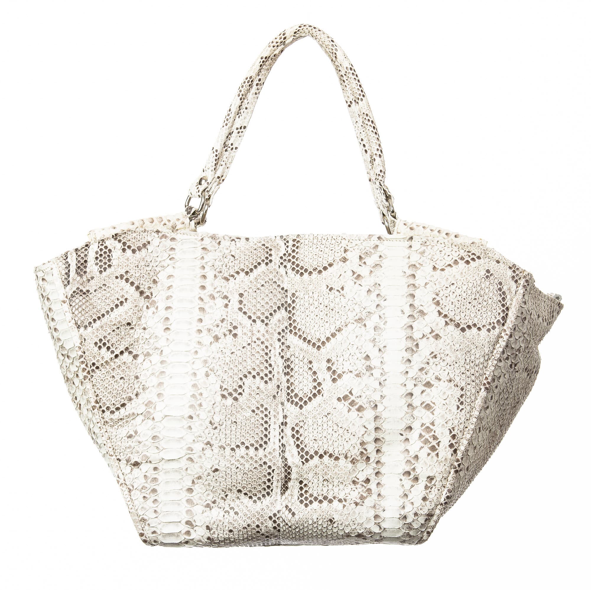 Borsa donna in pelle SANTINI mod. SIDNEY, colore BEIGE, Made in Italy.