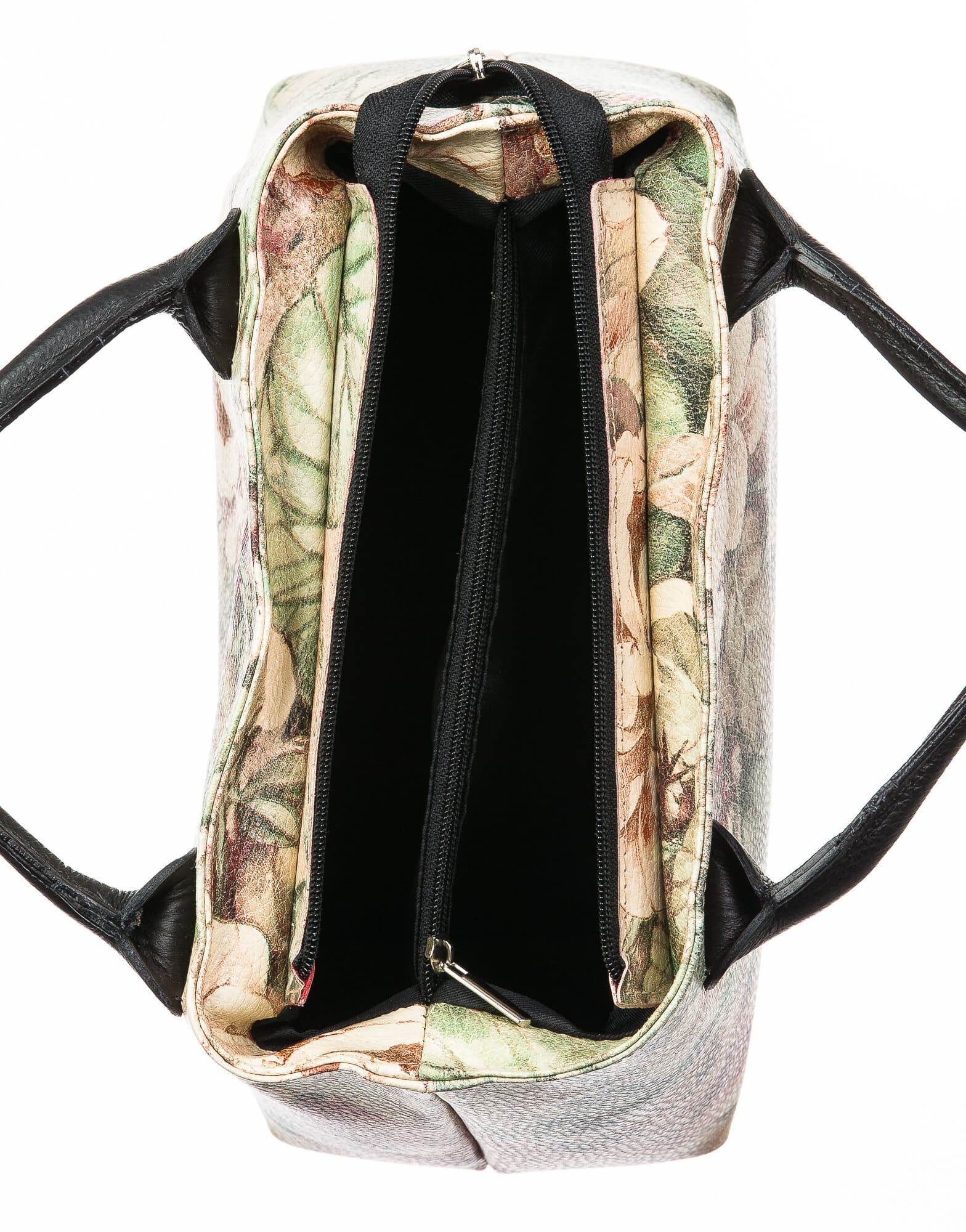 Borsa donna in vera pelle CHIAROSCURO mod. ENRICA, MULTICOLORE.