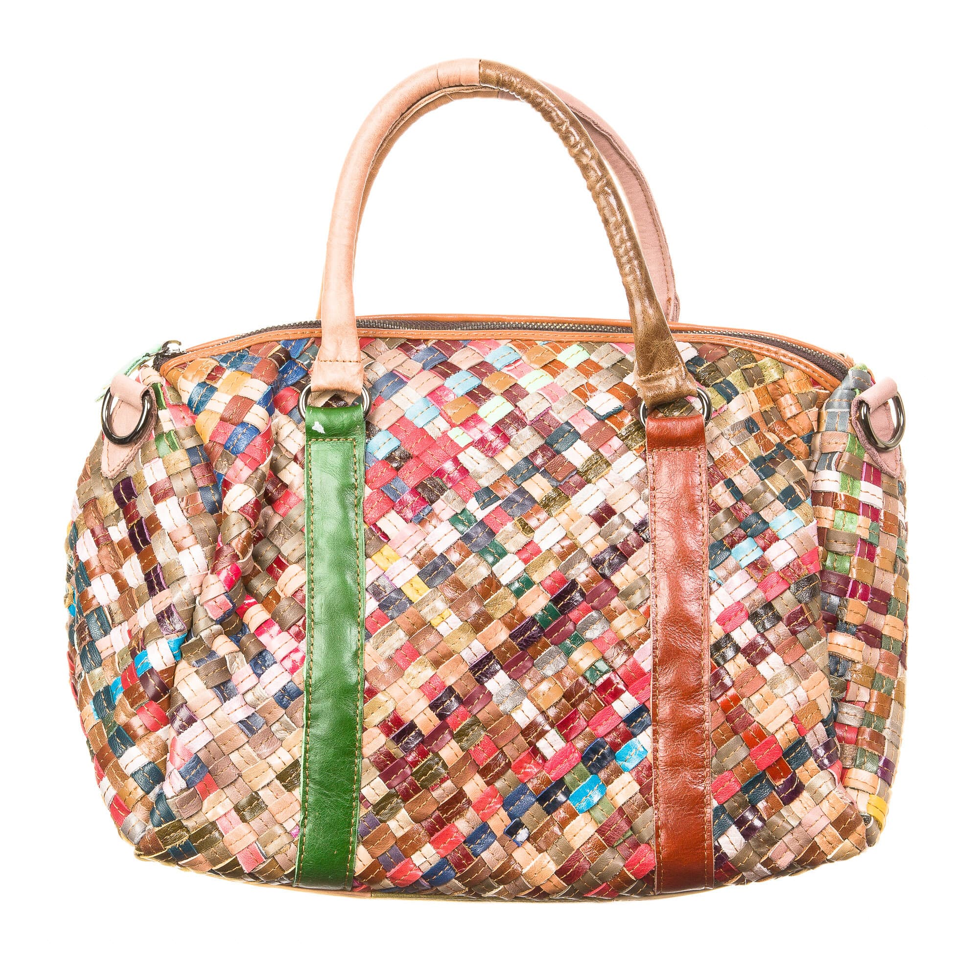 Borsa donna in vera pelle ARIANNA DINI mod. ABELLA, MULTICOLORE. (Borsa)