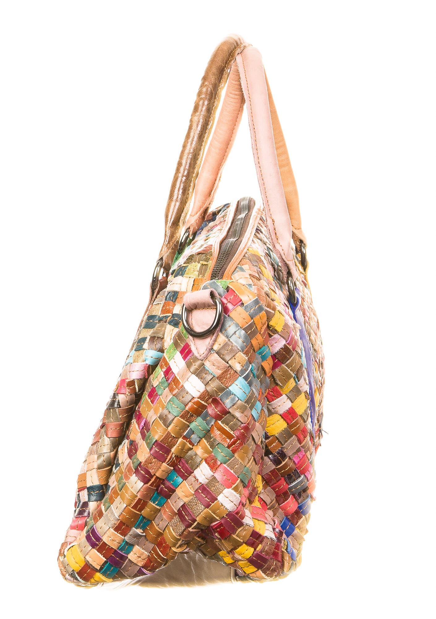 Borsa donna in vera pelle ARIANNA DINI mod. ABELLA, MULTICOLORE. (Borsa)