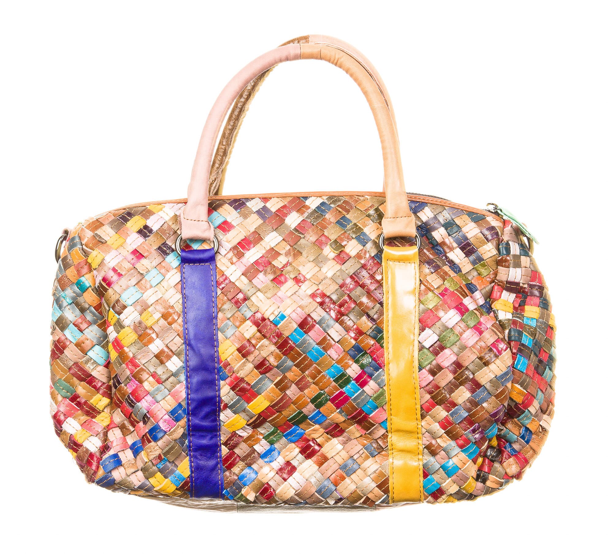 Borsa donna in vera pelle ARIANNA DINI mod. ABELLA, MULTICOLORE. (Borsa)