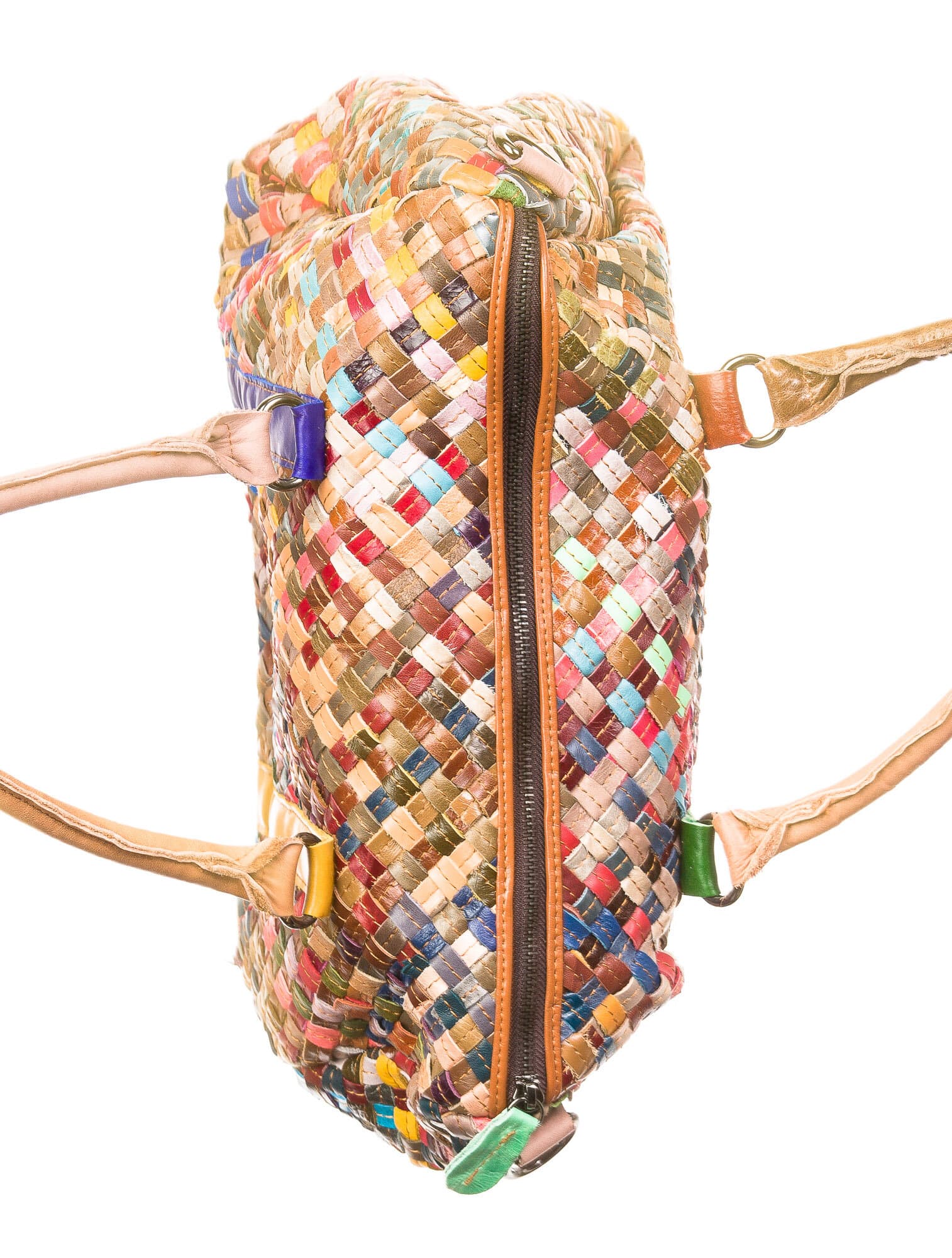Borsa donna in vera pelle ARIANNA DINI mod. ABELLA, MULTICOLORE. (Borsa)