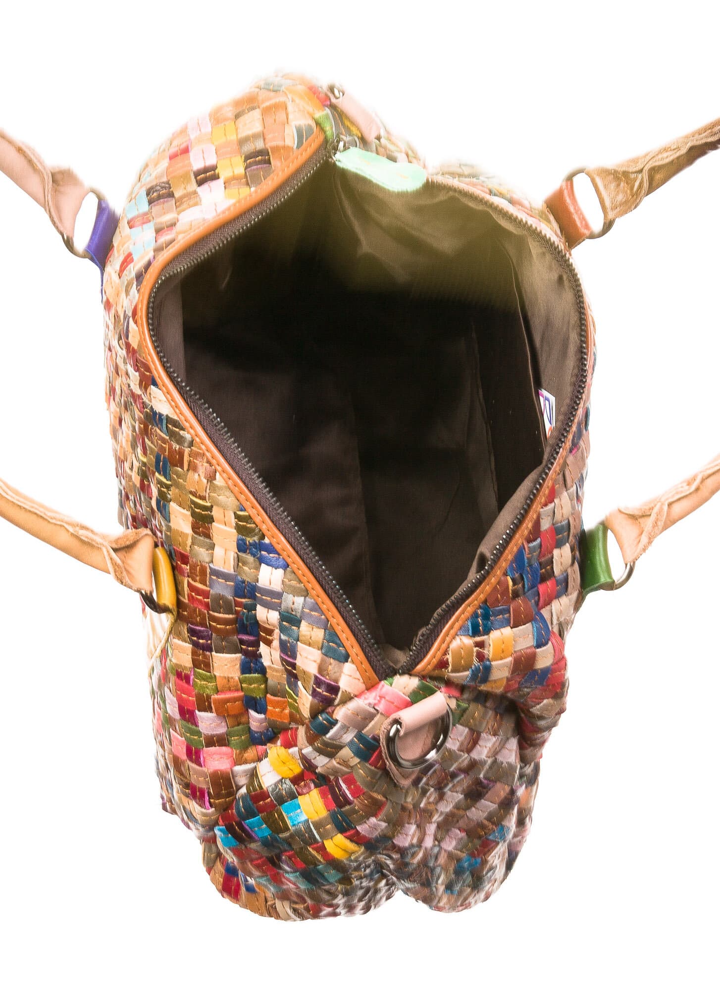Borsa donna in vera pelle ARIANNA DINI mod. ABELLA, MULTICOLORE. (Borsa)