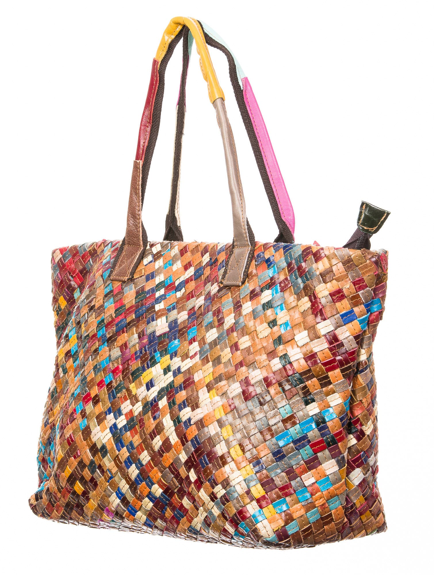 Borsa donna in vera pelle ARIANNA DINI mod. PINA, MULTICOLORE. (Borsa)