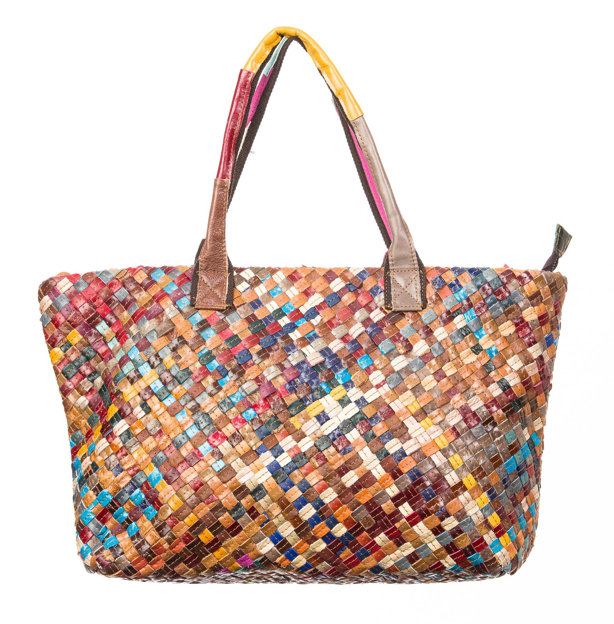 Borsa donna in vera pelle ARIANNA DINI mod. PINA, MULTICOLORE. (Borsa)