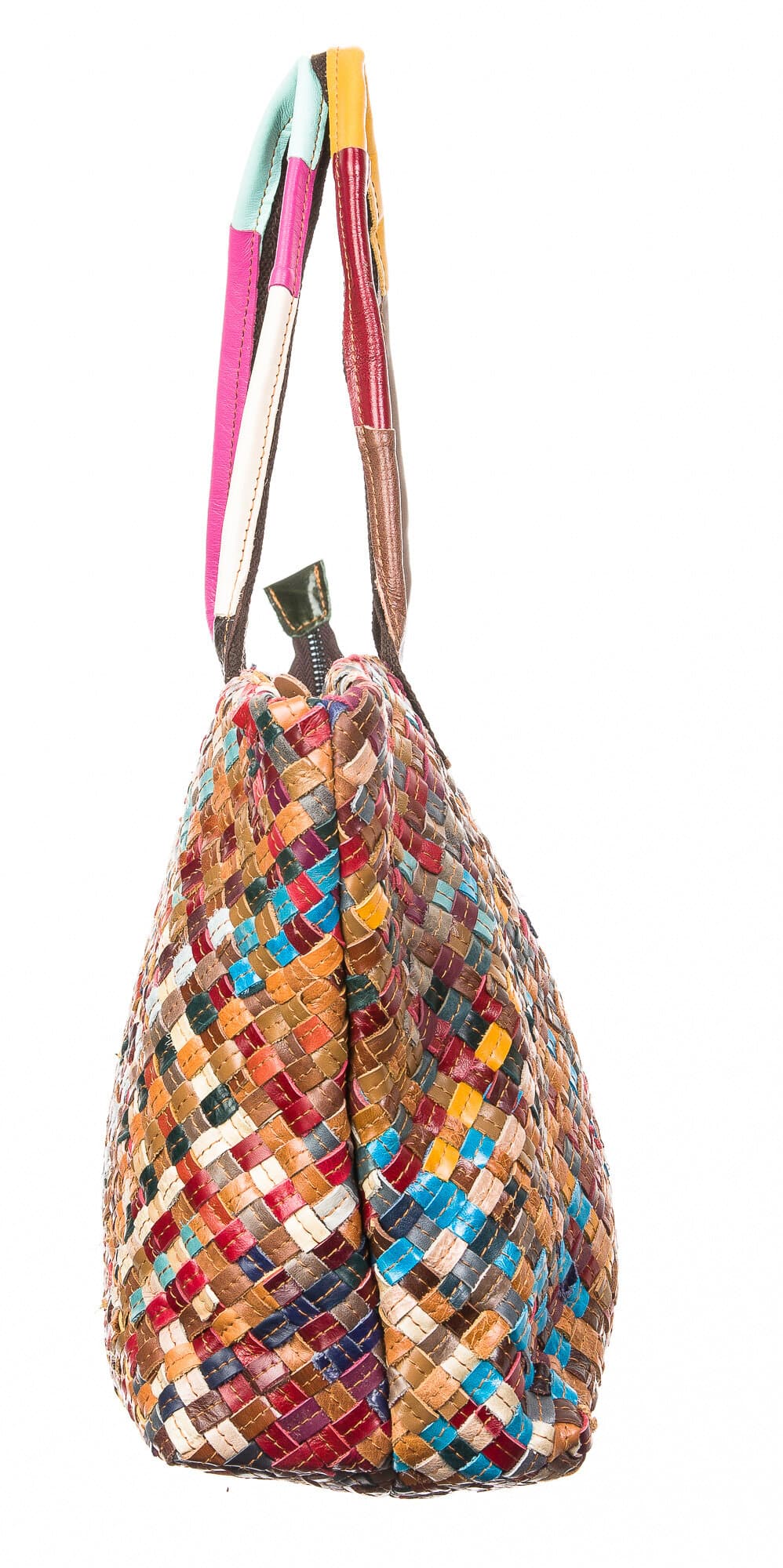 Borsa donna in vera pelle ARIANNA DINI mod. PINA, MULTICOLORE. (Borsa)