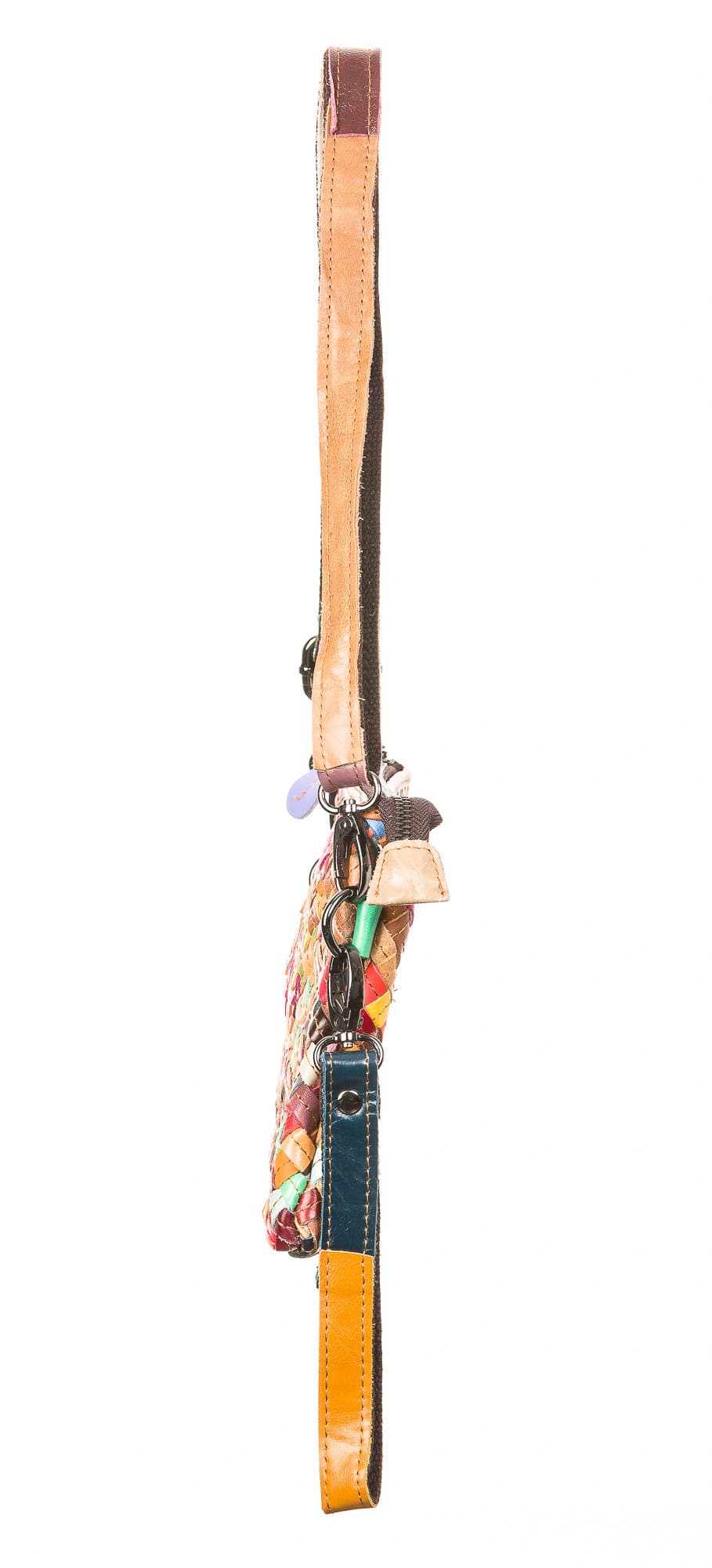 Borsa donna in vera pelle ARIANNA DINI mod. PILAR, MULTICOLORE.