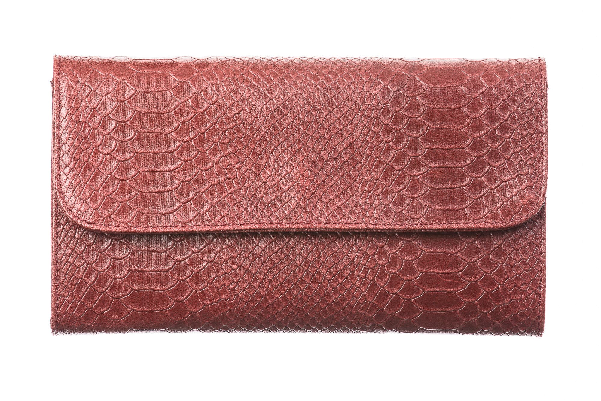 Borsa donna in vera pelle CHIARO SCURO mod. EMILIA, colore BORDO', Made in Italy.