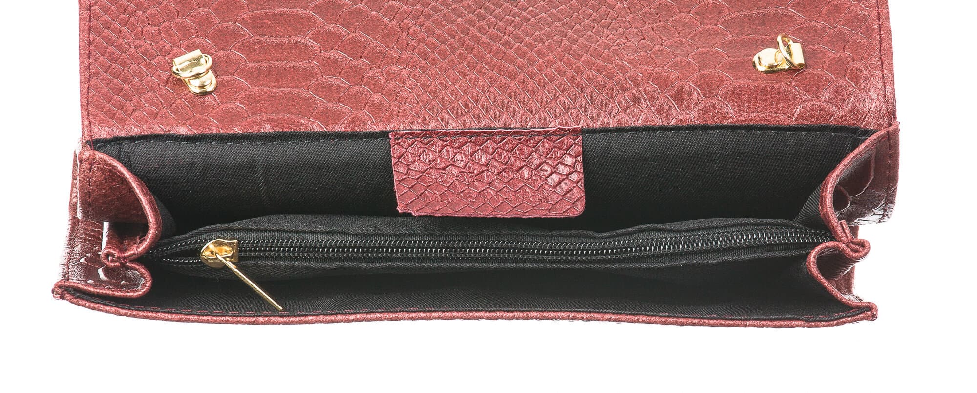Borsa donna in vera pelle CHIARO SCURO mod. EMILIA, colore BORDO', Made in Italy.