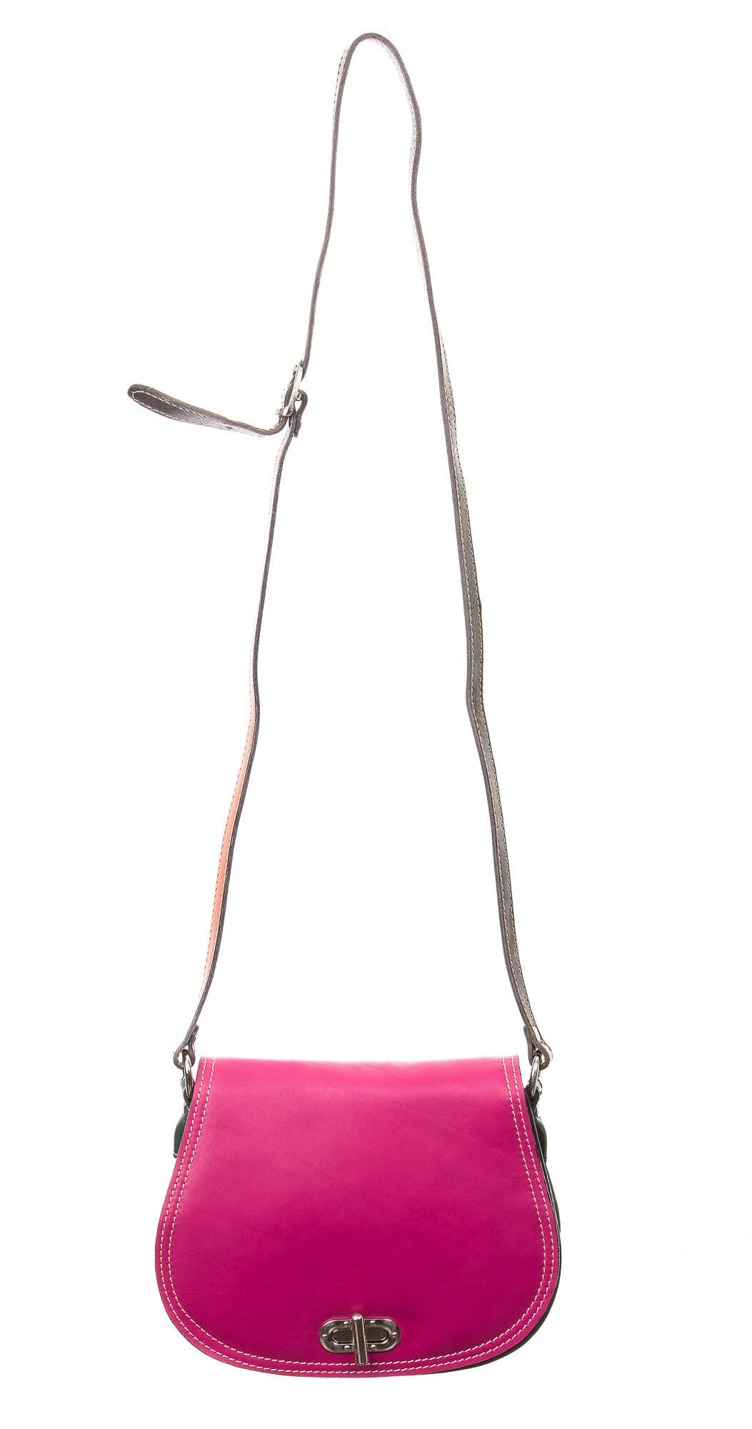 Borsa donna in vera pelle CHIAROSCURO mod. ELANIE, MULTICOLORE, Made in Italy. - P001242 (Borsa)