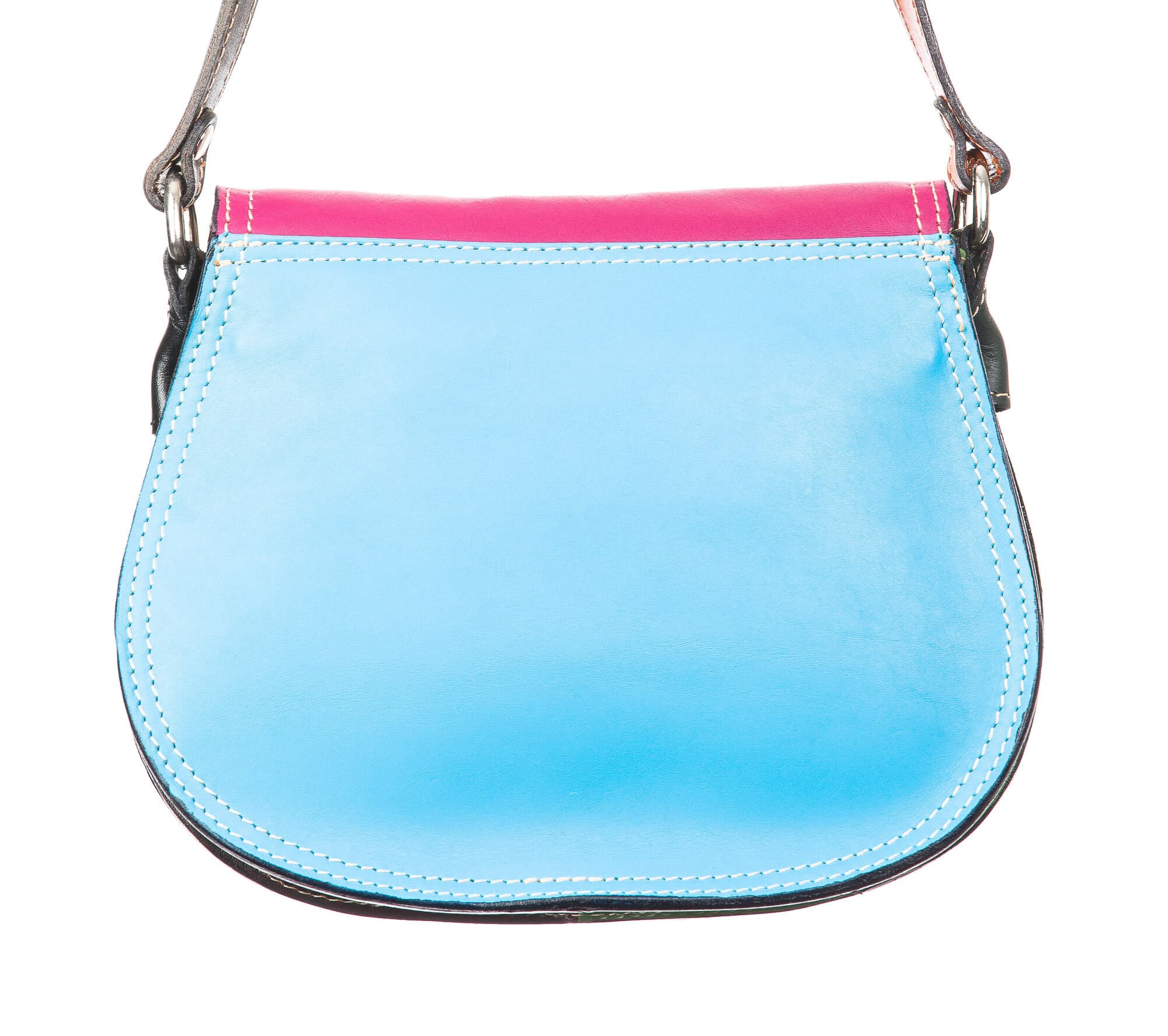 Borsa donna in vera pelle CHIAROSCURO mod. ELANIE, MULTICOLORE, Made in Italy. - P001242 (Borsa)