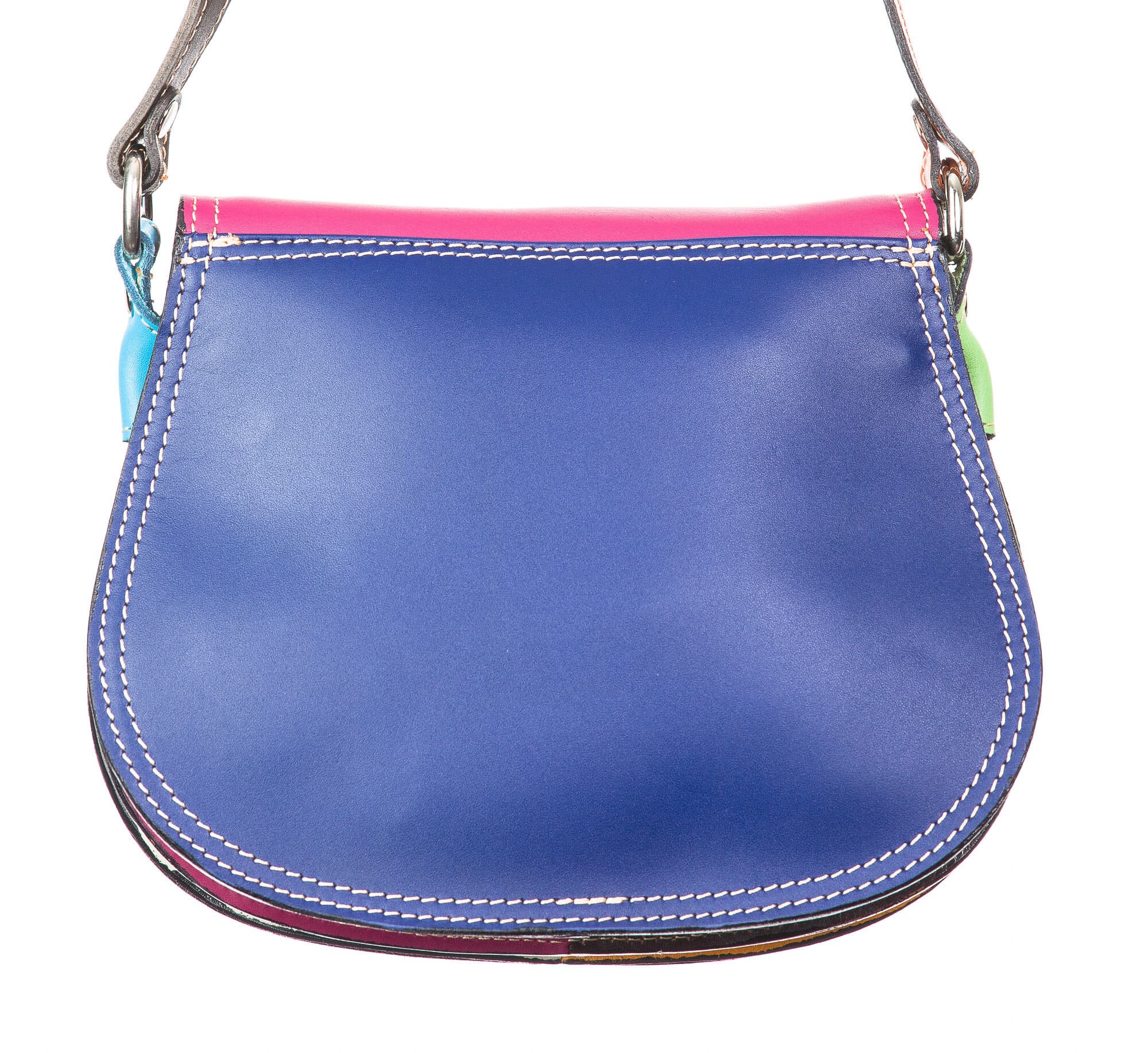 Borsa donna in vera pelle CHIAROSCURO mod. ELANIE, MULTICOLORE, Made in Italy. - P001243 (Borsa)