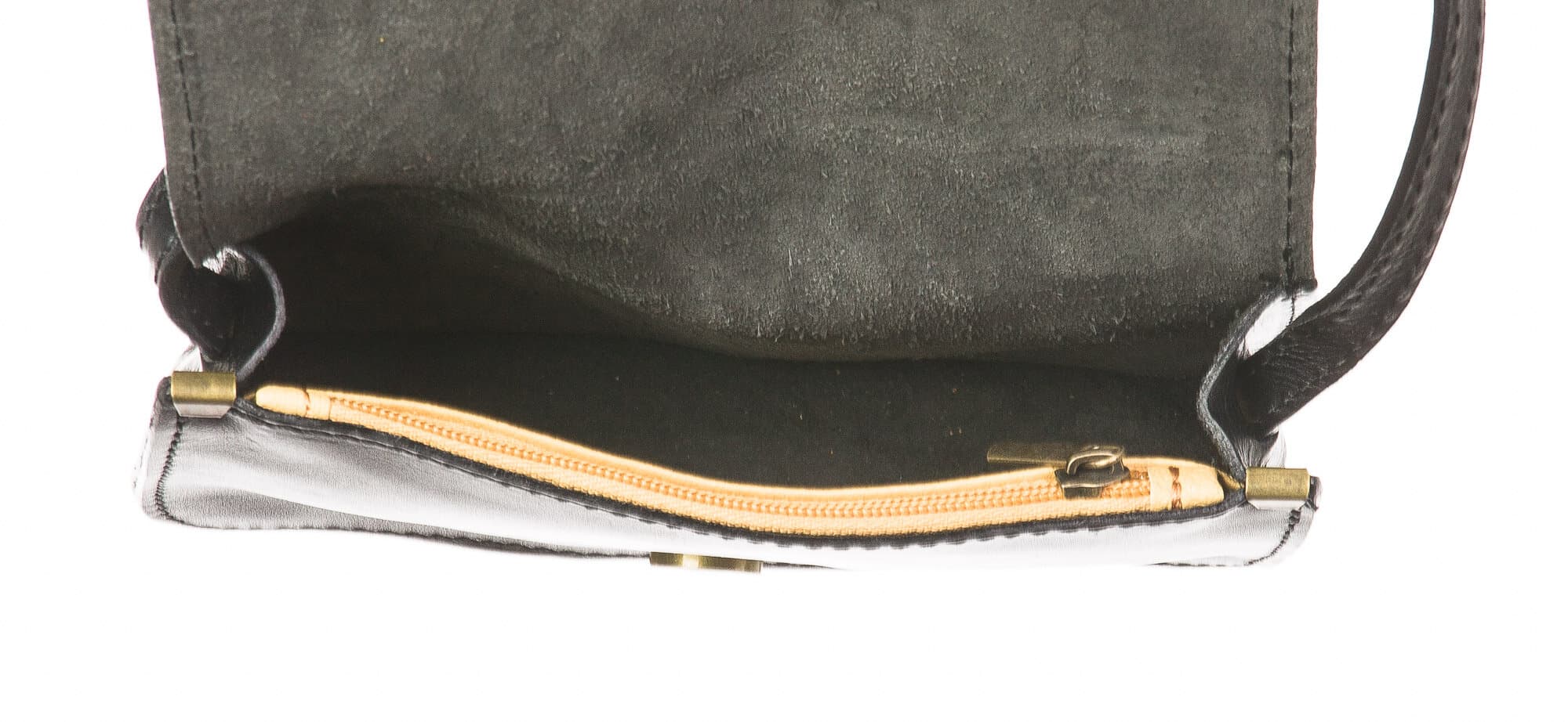 Borsa donna in vera pelle CHIAROSCURO mod. MILVIA, colore NERO, Made in Italy.