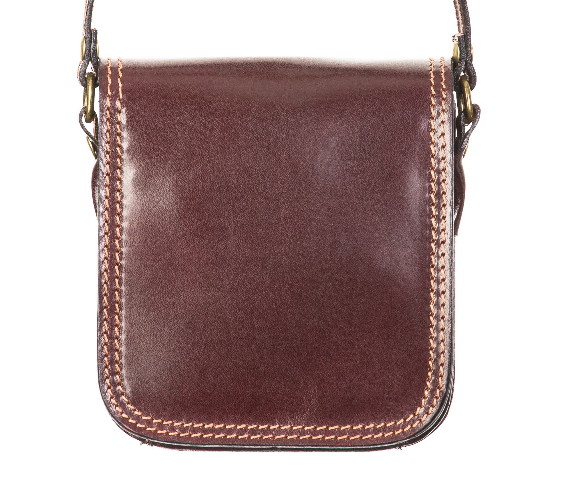 Borsa uomo in vera pelle CHIAROSCURO mod. MASSIMO, colore MARRONE, Made in Italy. (Borsa)