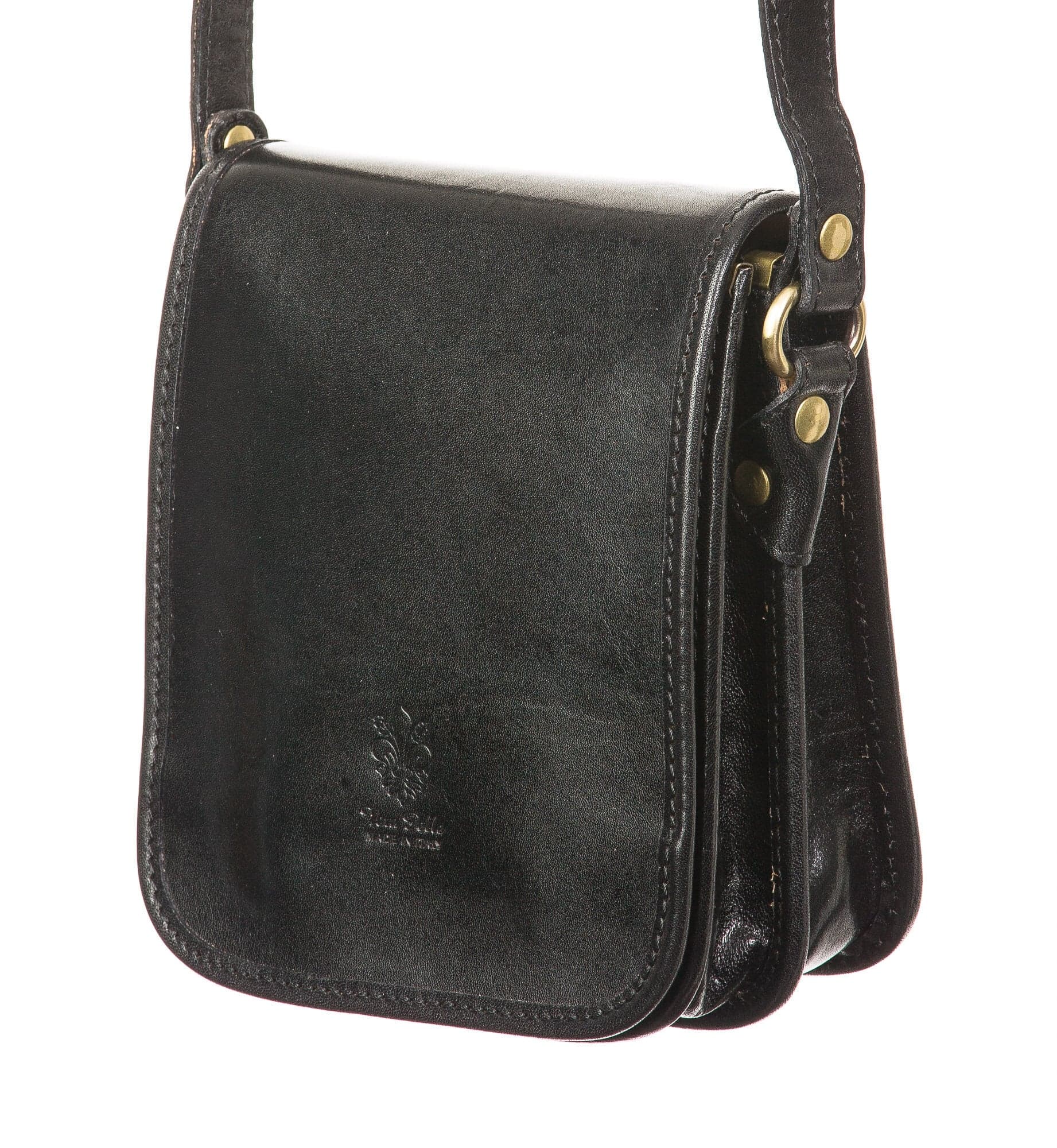Borsa uomo in vera pelle CHIAROSCURO mod. EDGARDO, colore NERO, Made in Italy