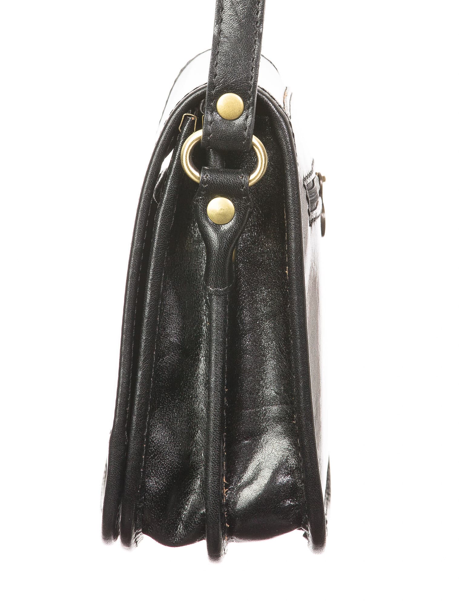 Borsa uomo in vera pelle CHIAROSCURO mod. EDGARDO, colore NERO, Made in Italy
