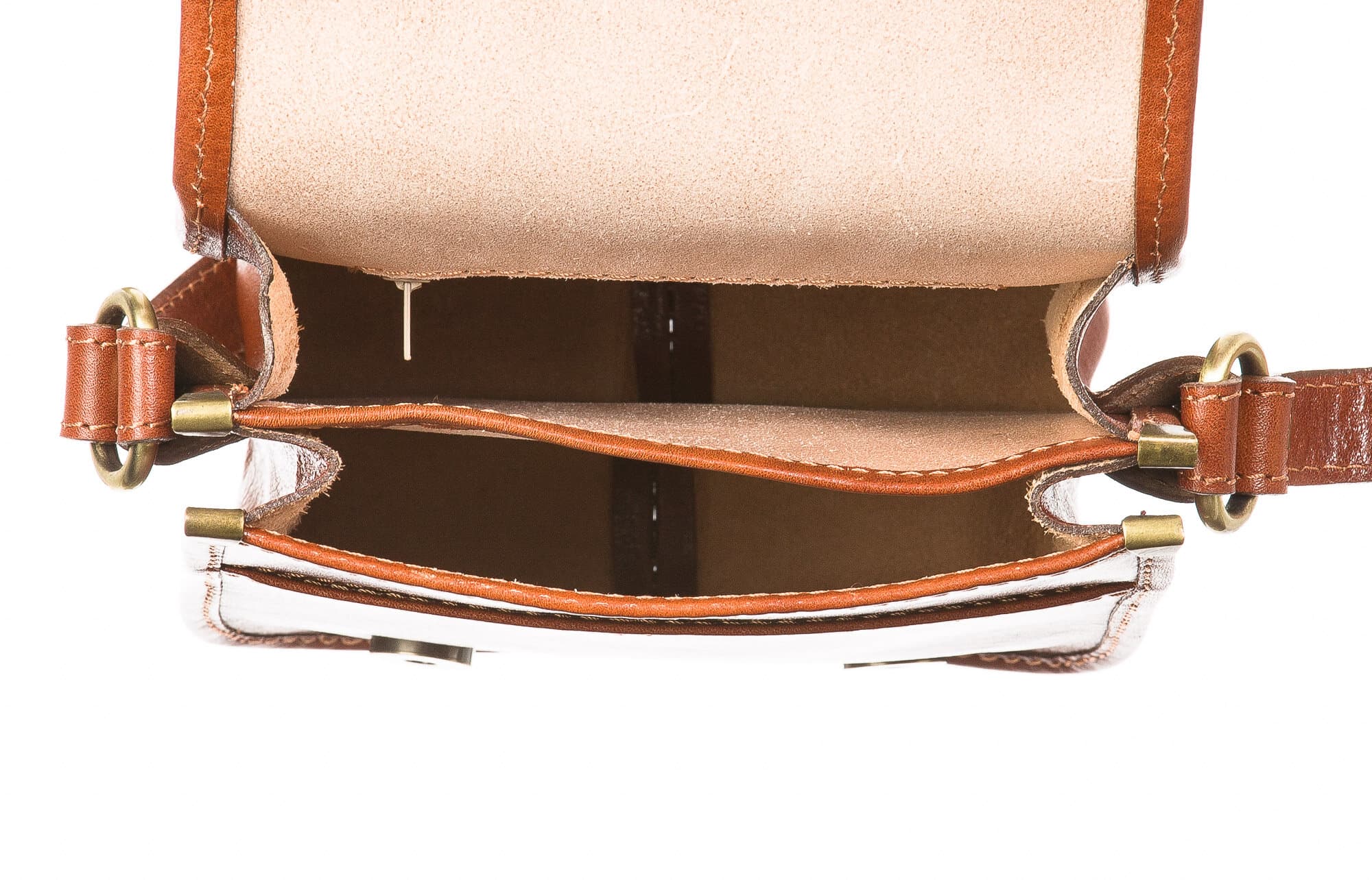 Borsa uomo in vera pelle CHIAROSCURO mod. EDGARDO, colore MIELE, Made in Italy.