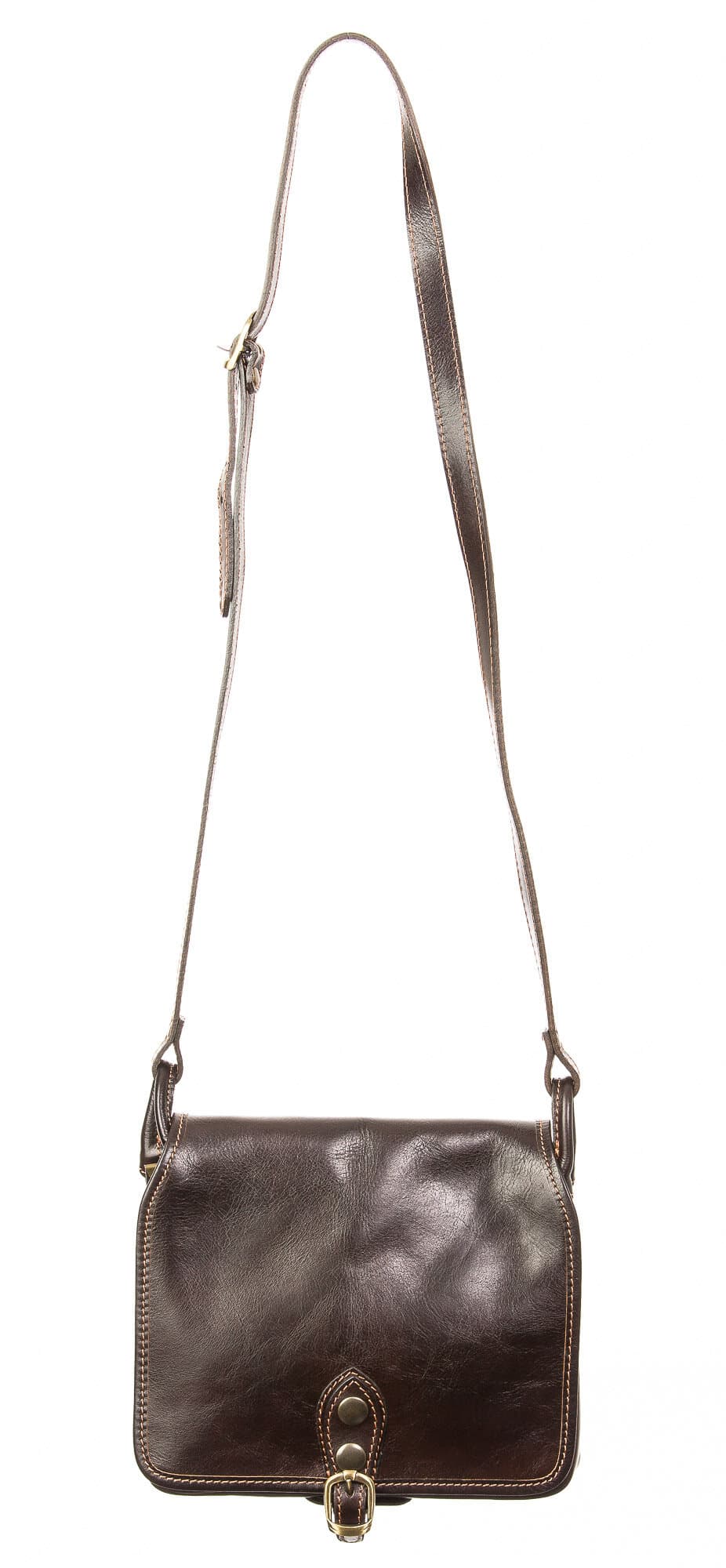 Borsa uomo in vera pelle CHIAROSCURO mod. LUKA, colore TESTA DI MORO, Made in Italy. (Borsa)
