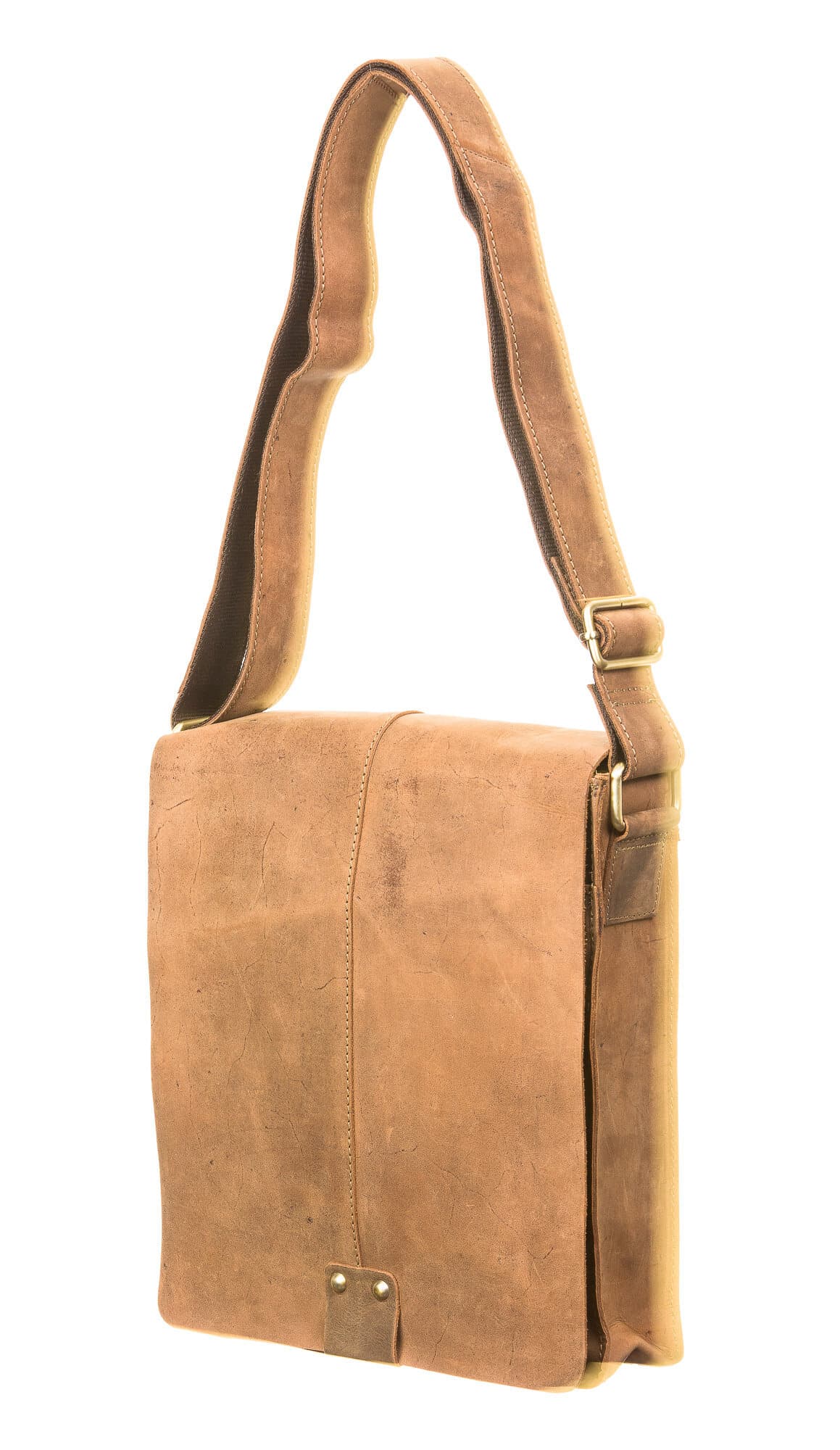 Borsa uomo in vera pelle CHIAROSCURO mod. DANILO, colore MIELE, Made in Italy. (Borsa)