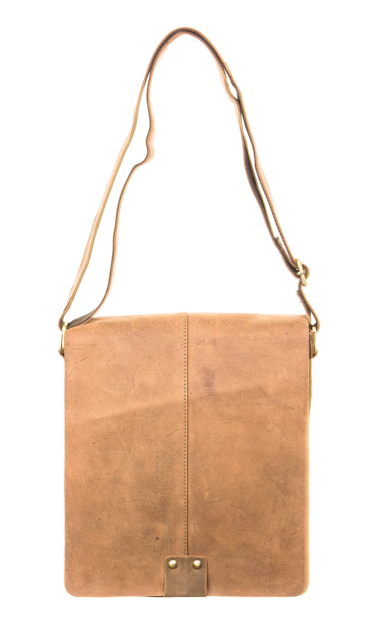 Borsa uomo in vera pelle CHIAROSCURO mod. DANILO, colore MIELE, Made in Italy. (Borsa)