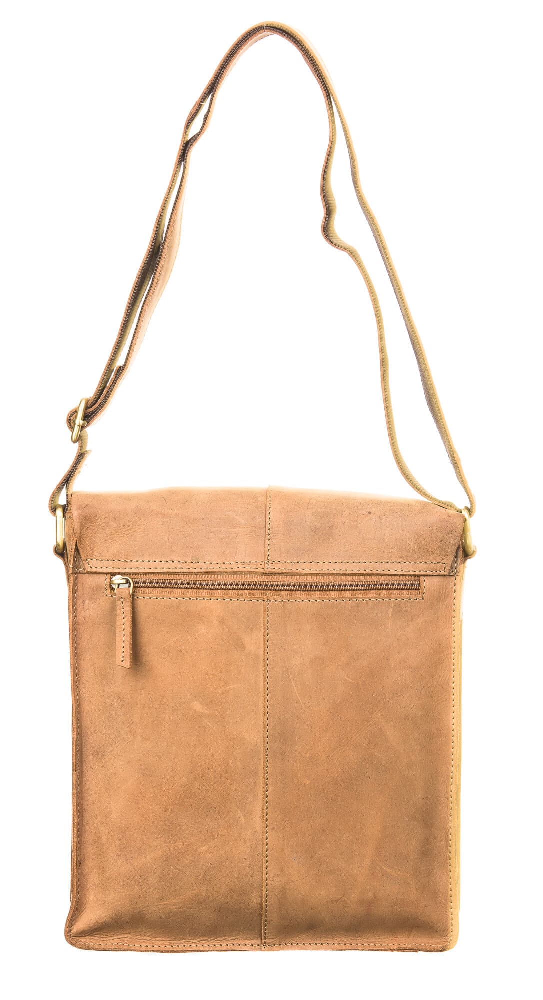 Borsa uomo in vera pelle CHIAROSCURO mod. DANILO, colore MIELE, Made in Italy. (Borsa)