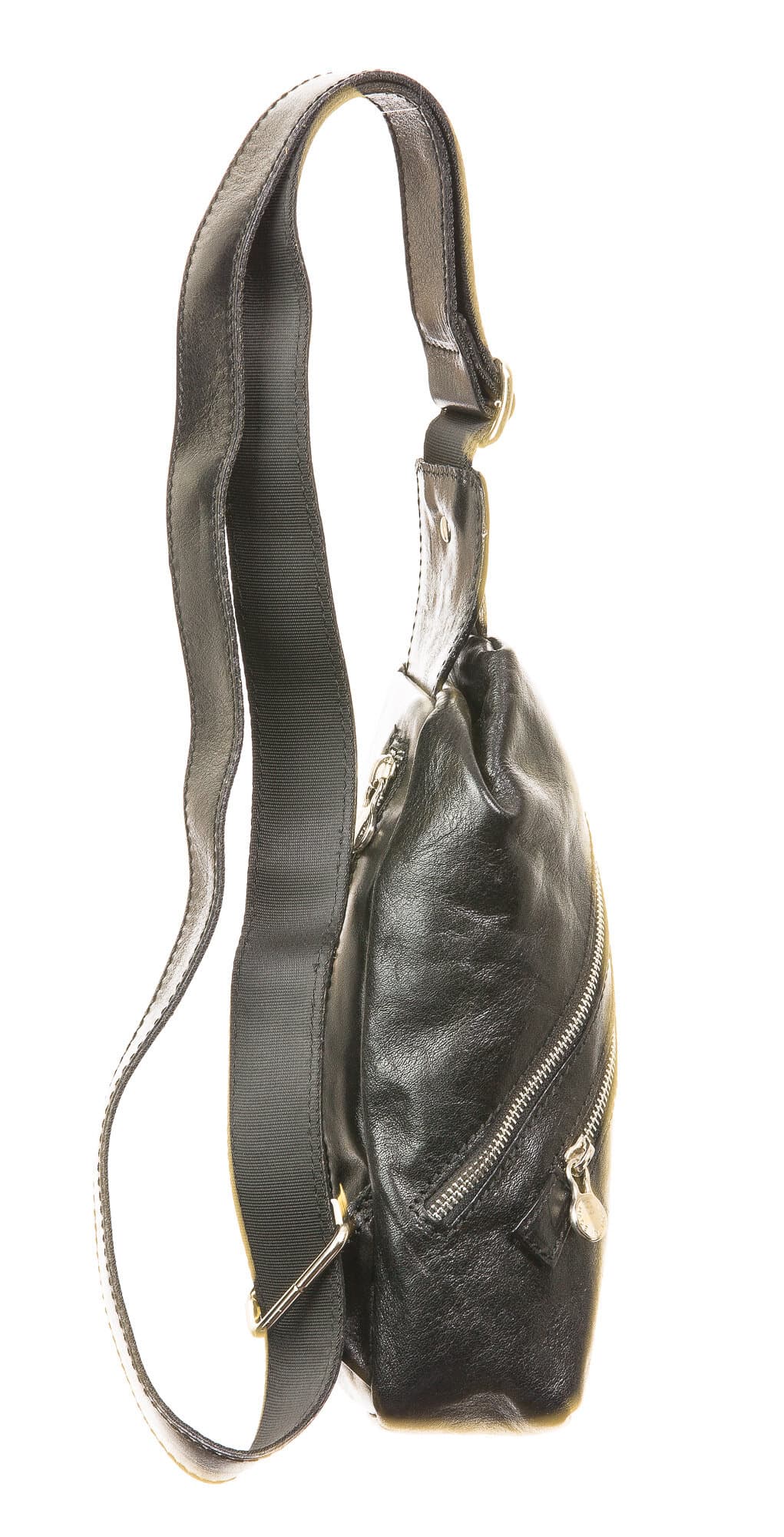 Borsa uomo in vera pelle CHIAROSCURO mod. BERNARDO, colore NERO, Made in Italy. (Borsa)