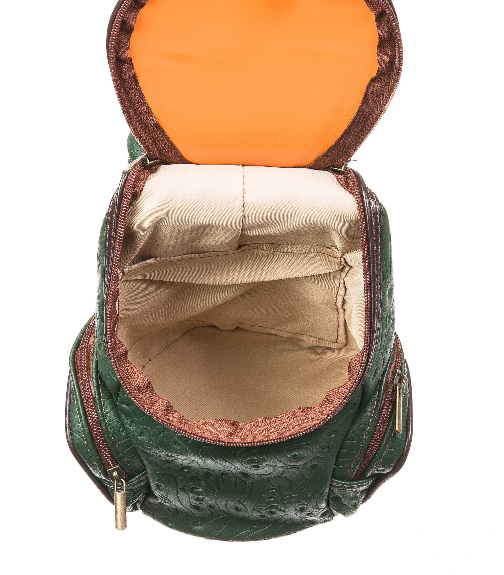 Borsa zaino donna in vera pelle.