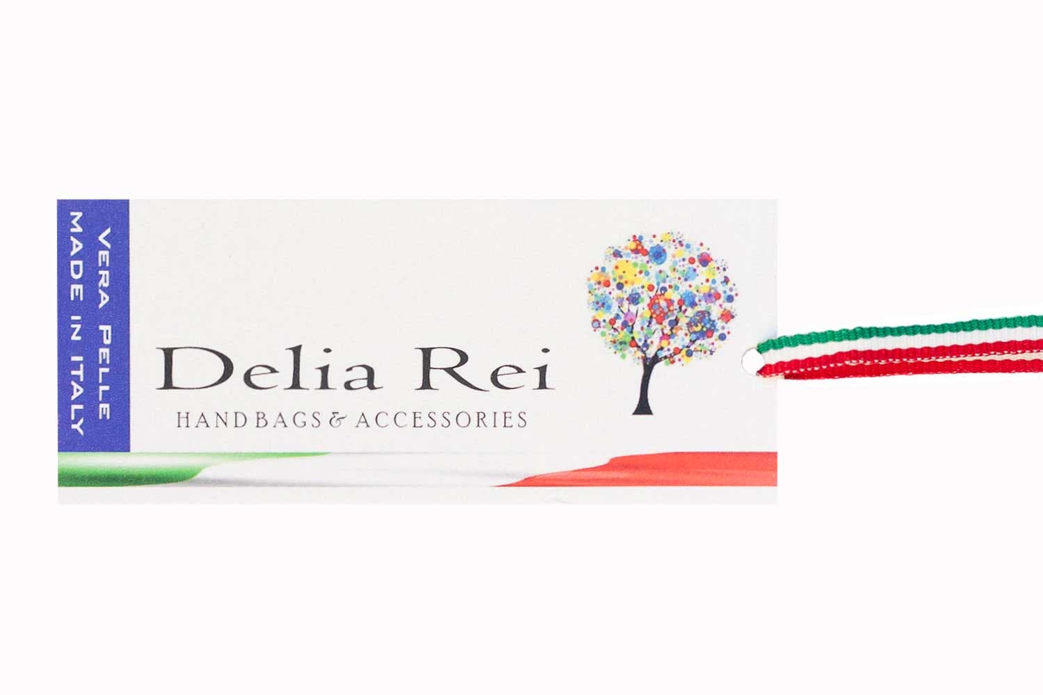 Borsa donna in vera pelle CHIAROSCURO mod. ENRICA colore MIELE TESTA DI MORO Made in Italy