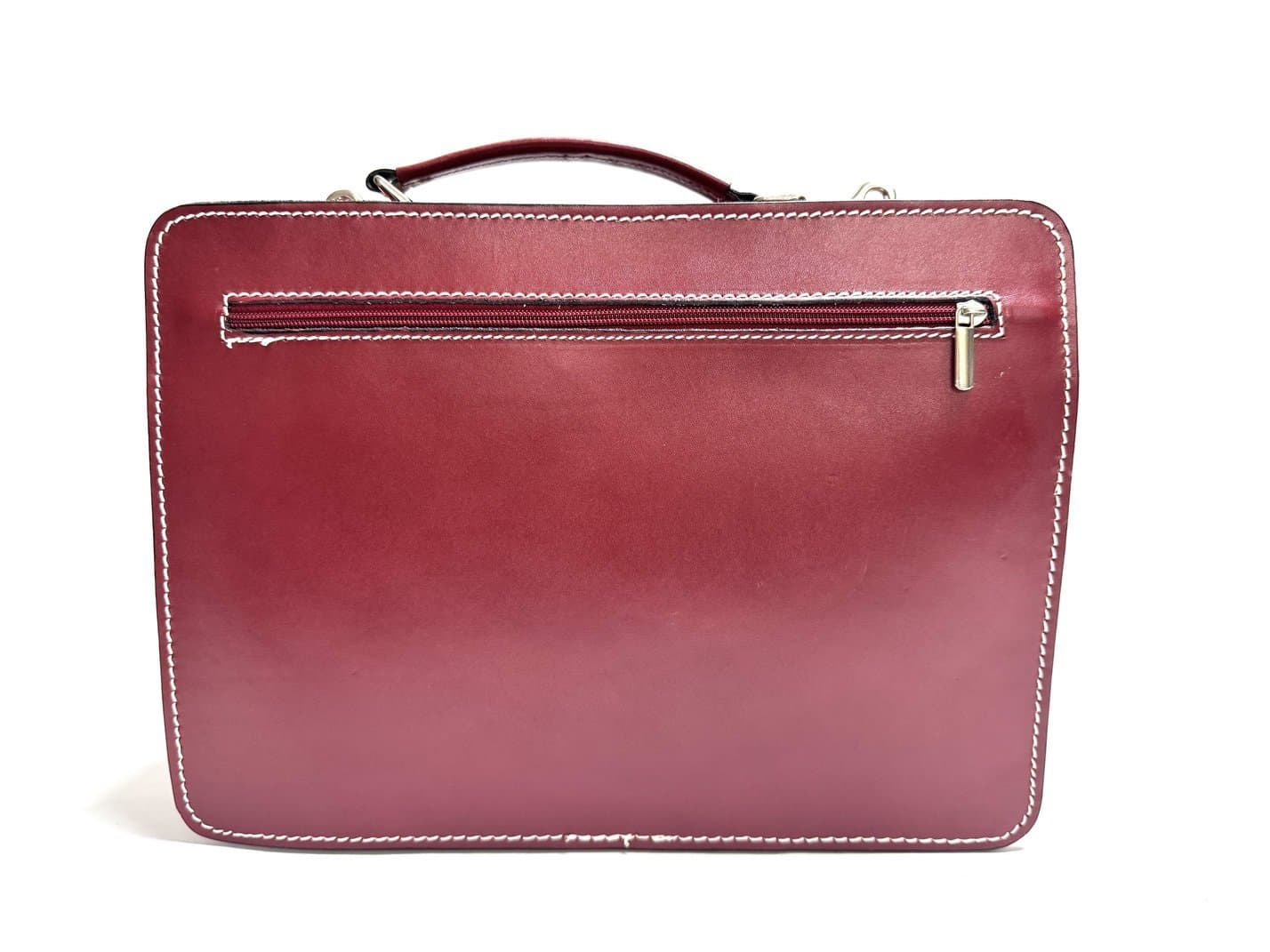 Cartella ufficio / lavoro in vera pelle CHIAROSCURO mod. ALEX medium colore ROSSO Made in Italy. Misura ideale per tablet di media dimensione/ agende di lavoro