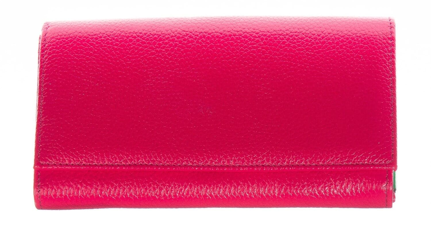 Portafoglio donna in vera pelle tradizionale SANTINI mod ORCHIDEA colore FUCSIA Made in Italy