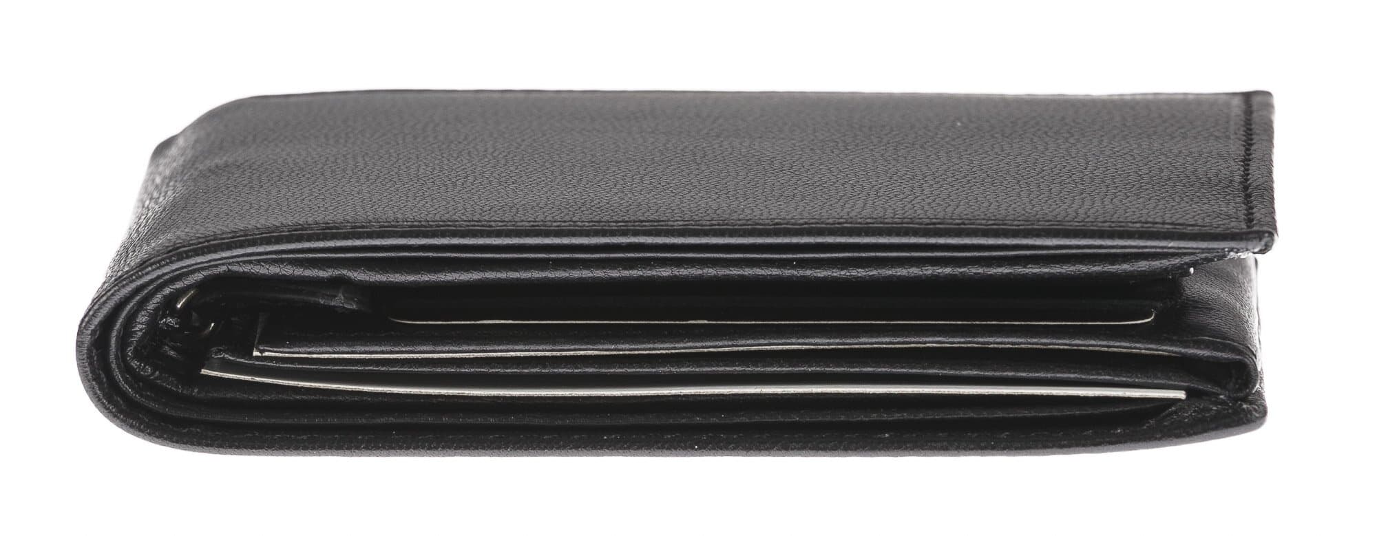 Portafoglio uomo in vera pelle tradizionale EMPORIO VALENTINI mod. IRLANDA colore NERO Made in Italy