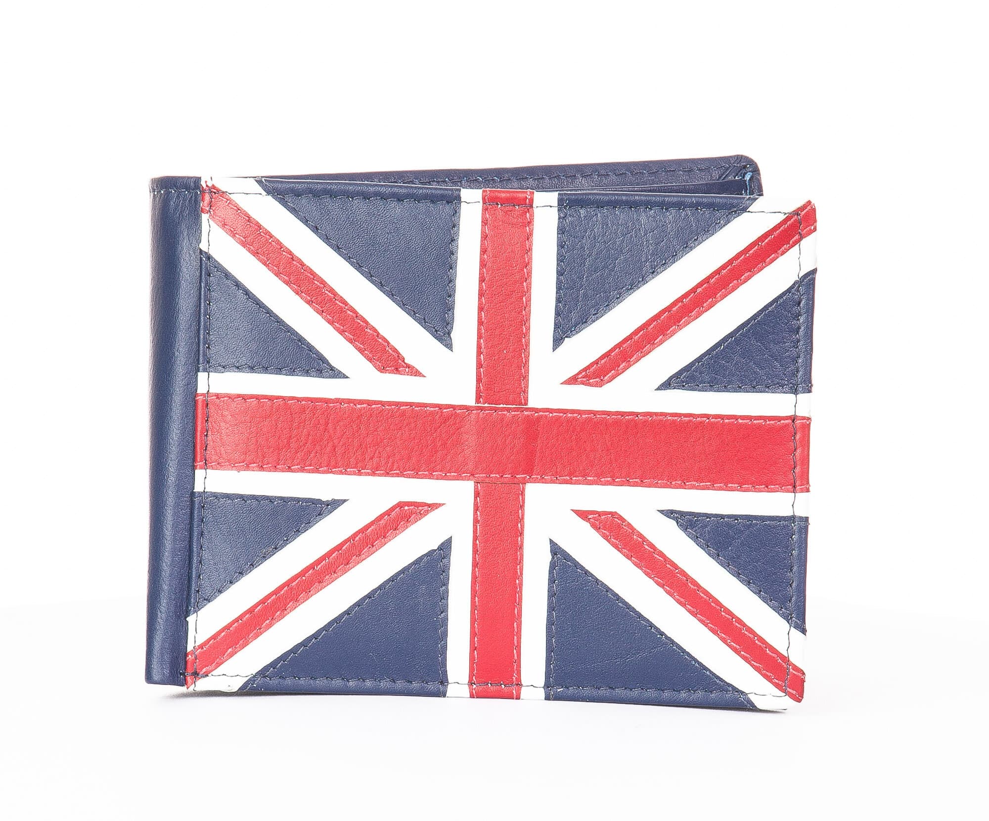 Portafoglio uomo in vera pelle CHIARO SCURO mod ENGLAND, MULTICOLORE, Made in Italy.