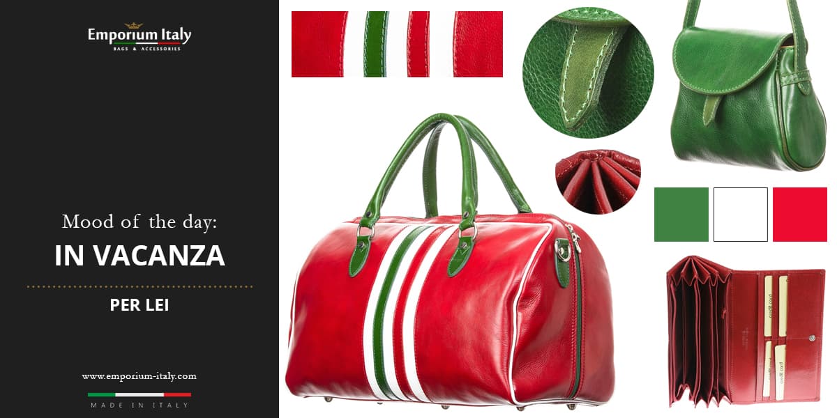 Moodboard: vacanze per lei -  Borsa da viaggio, borsa, e portafoglio