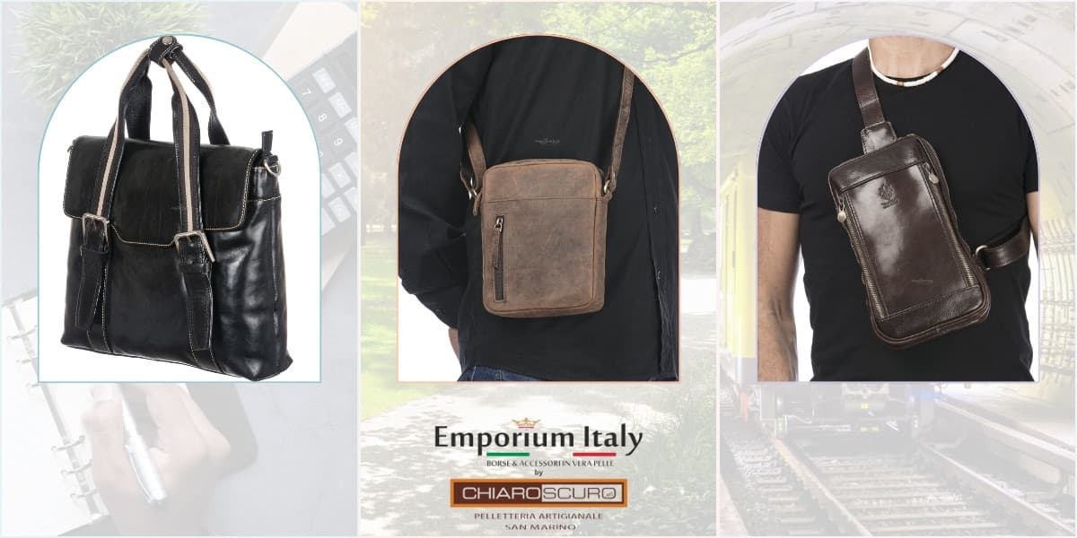Borse uomo in vera pelle made in Italy su emporium-italy.com