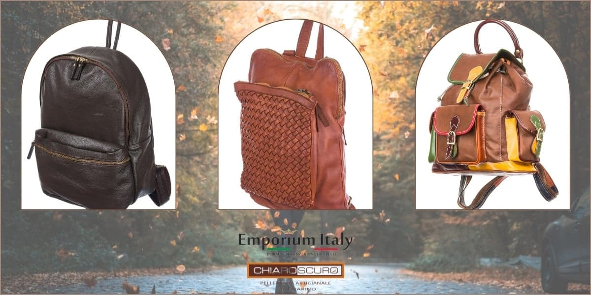 Authentic leather backpacks for your leisure moments