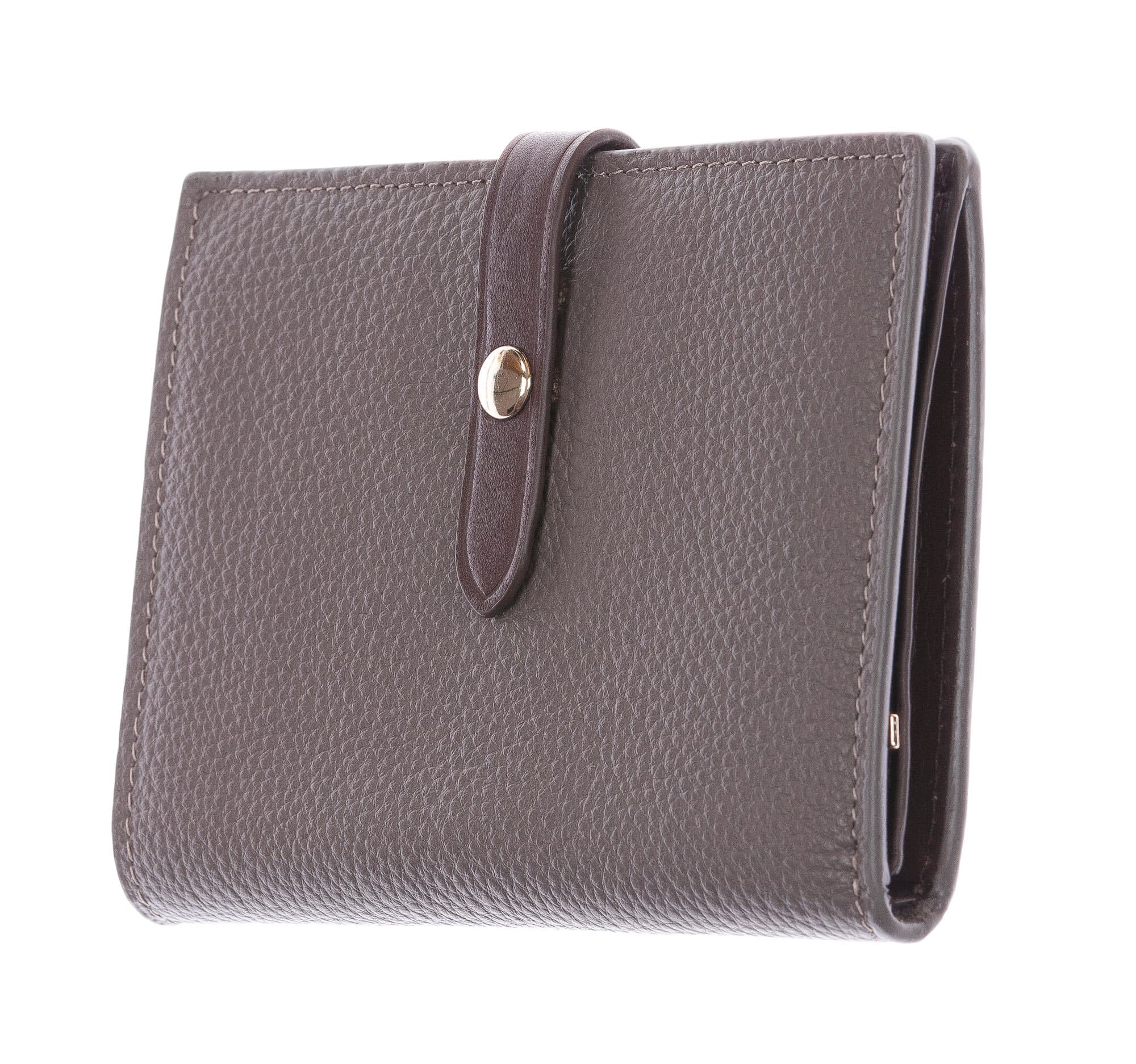 ABELIA MINI : portafoglio donna, pelle morbida, super sottile, colore : TAUPE / TESTA MORO, Made in Italy (Portafoglio)Indietro Reset Elimina Duplicato Salva Salva e continua modifiche