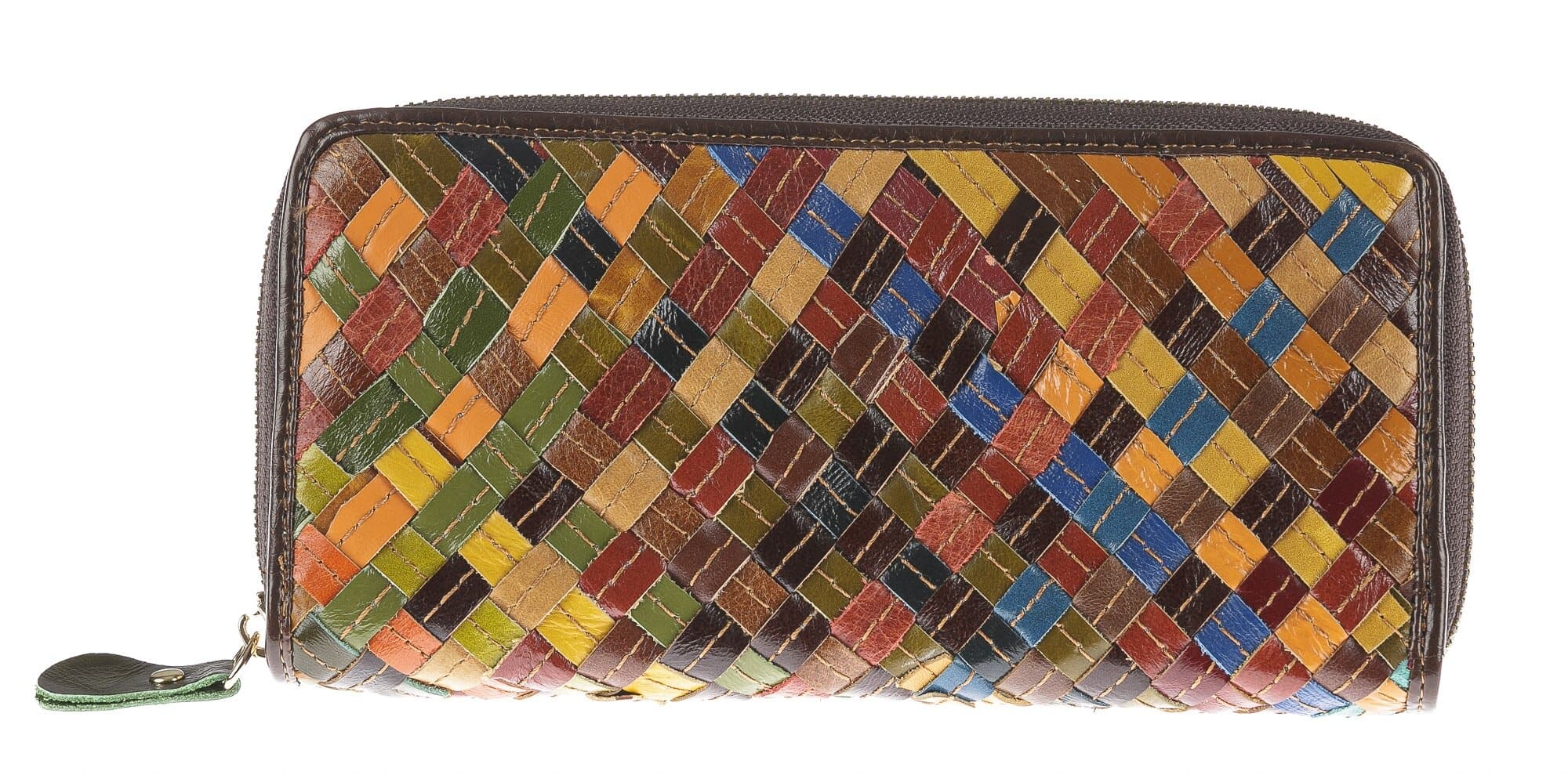 Portafoglio in vera pelle da donna NARCISO, MULTICOLORE, ARIANNA DINI, MADE IN ITALY