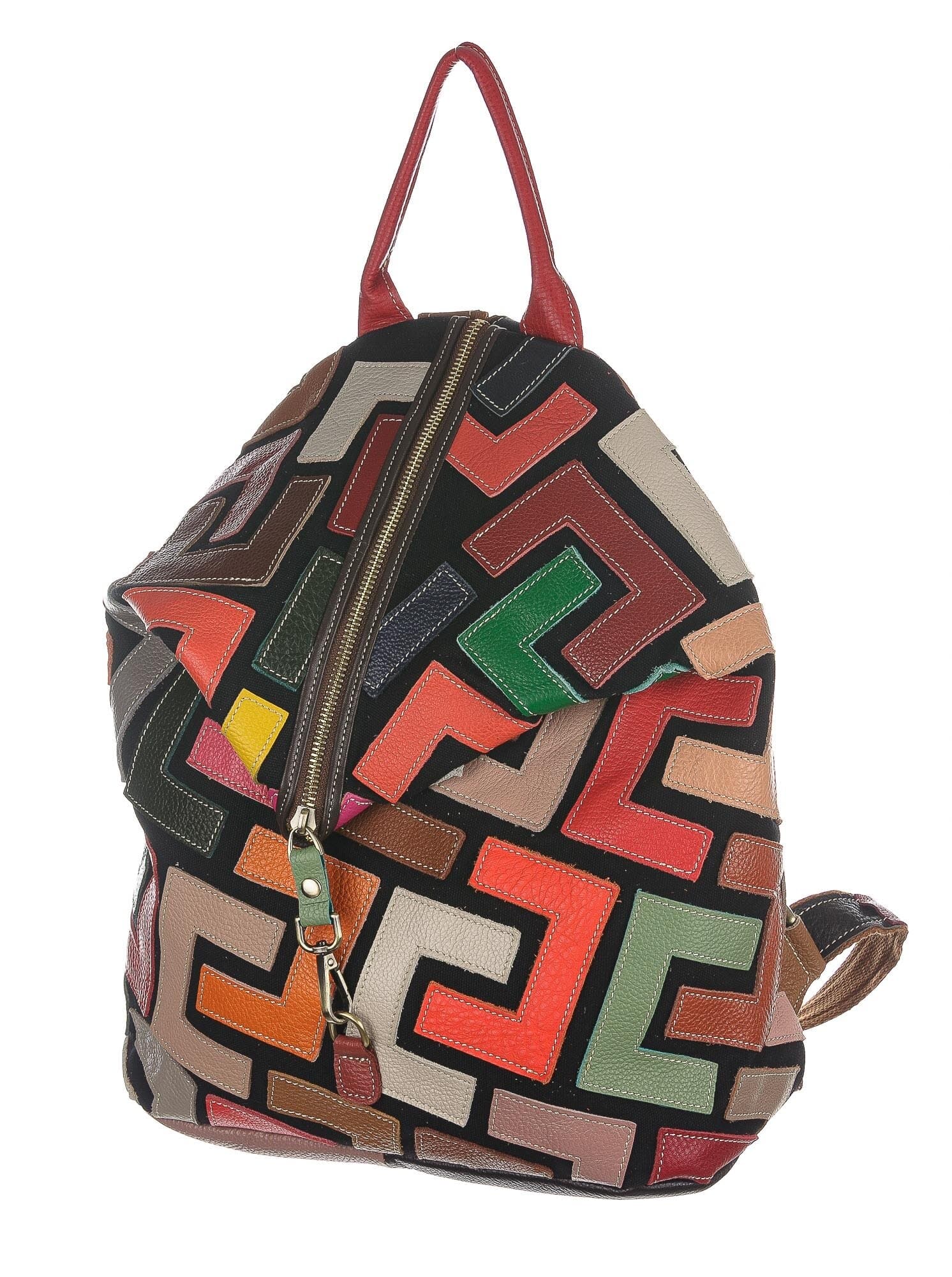 Borsa zaino donna in vera pelle MONTE CEPPO, MULTICOLORE A STRISCE, ARIANNA DINI, Made in Italy. (Borsa)Indietro Reset Elimina Duplicato Salva Salva e continua modifiche