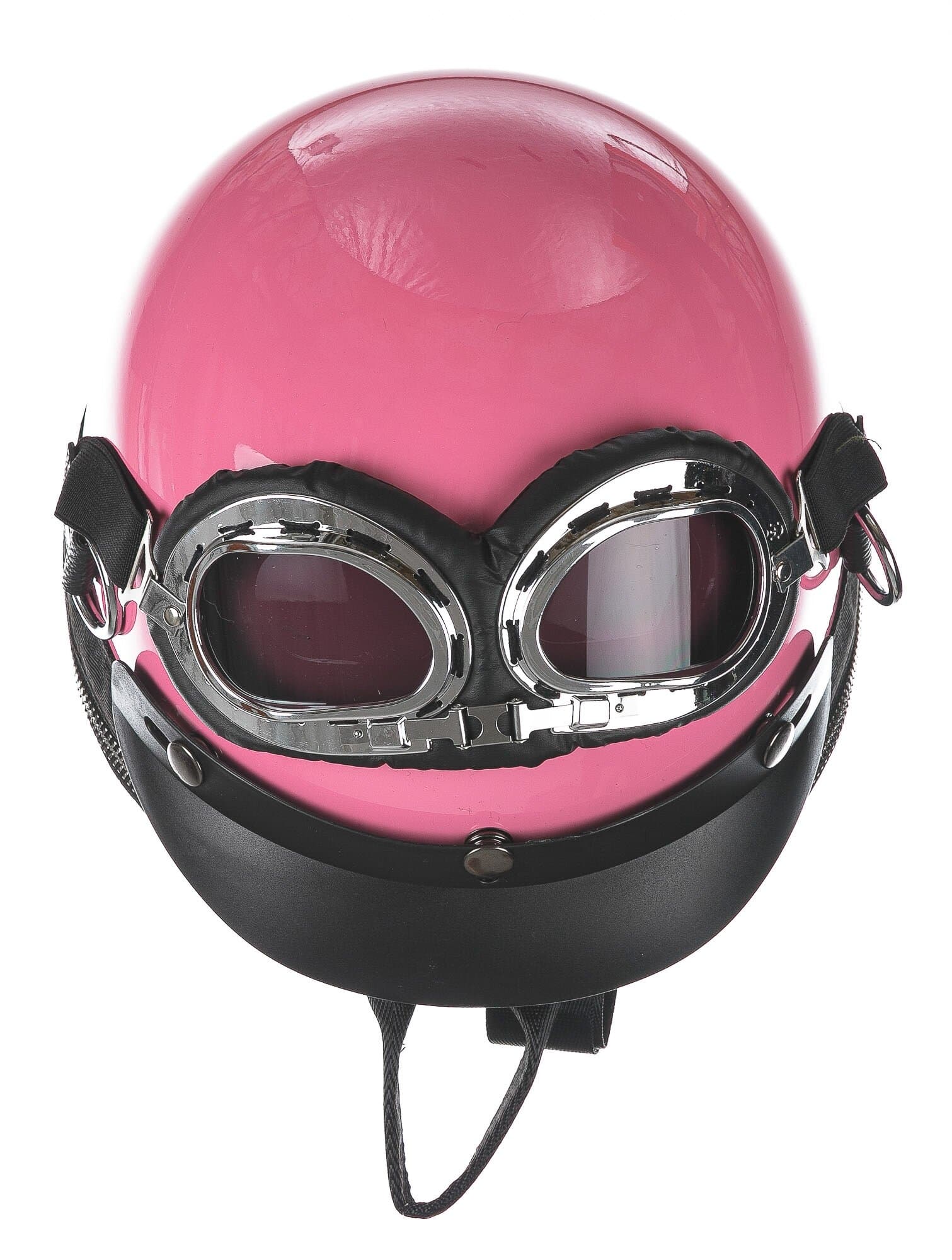 Eros backpack and bag helmet with shoulder strap, Cosplay Steampunk Style, in eco-leather, pink color, ARIANNA DINI DESIGN