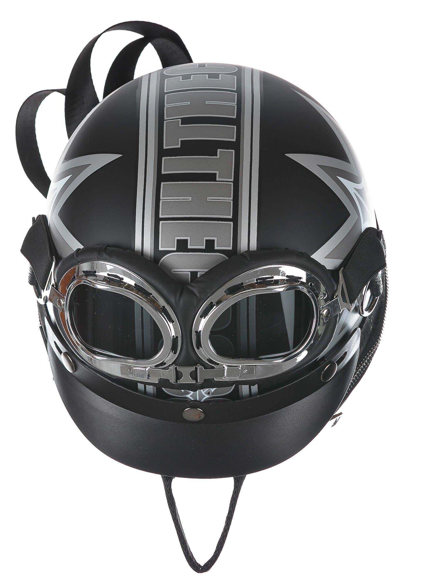 Eros backpack and bag helmet with shoulder strap, Cosplay Steampunk Style, in eco-leather, color black and grey, ARIANNA DINI DESIGN