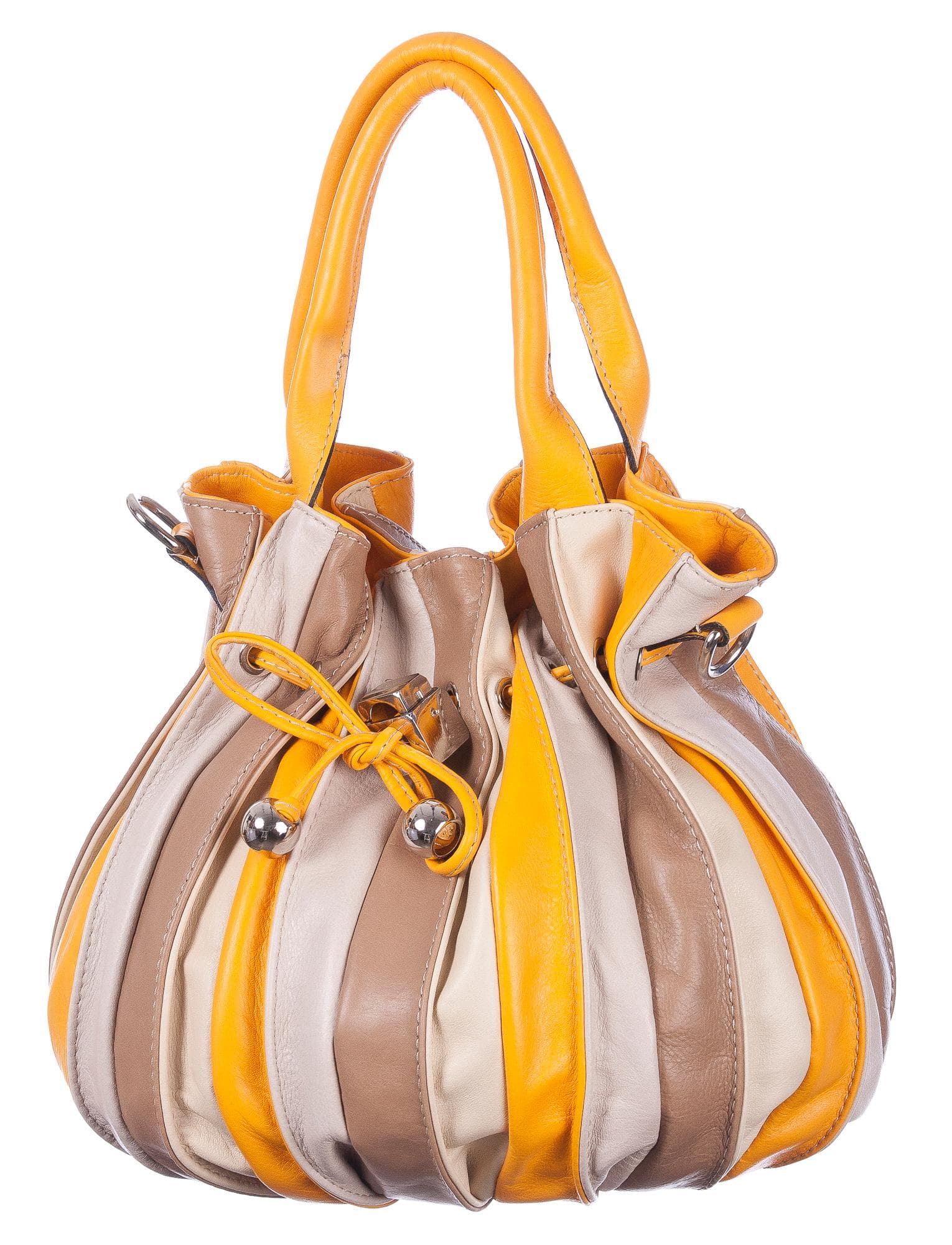 Borsa donna in vera pelle CHIAROSCURO mod. SABRINA colore MULTICOLORE Made in Italy