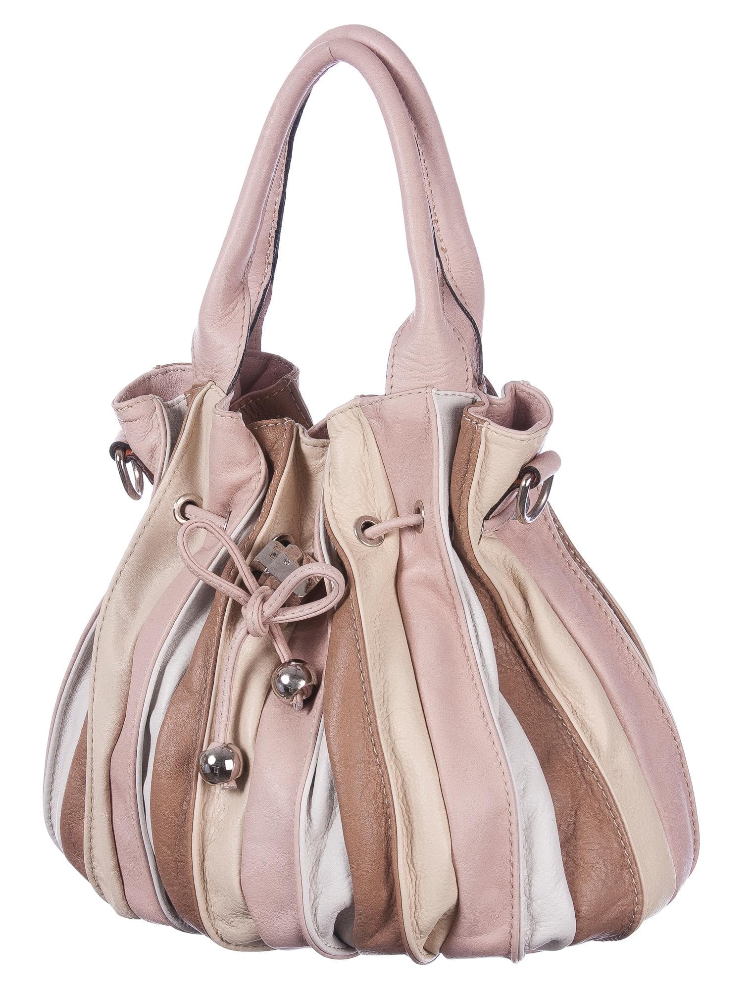 Borsa donna in vera pelle CHIAROSCURO mod. SABRINA colore MULTICOLORE Made in Italy