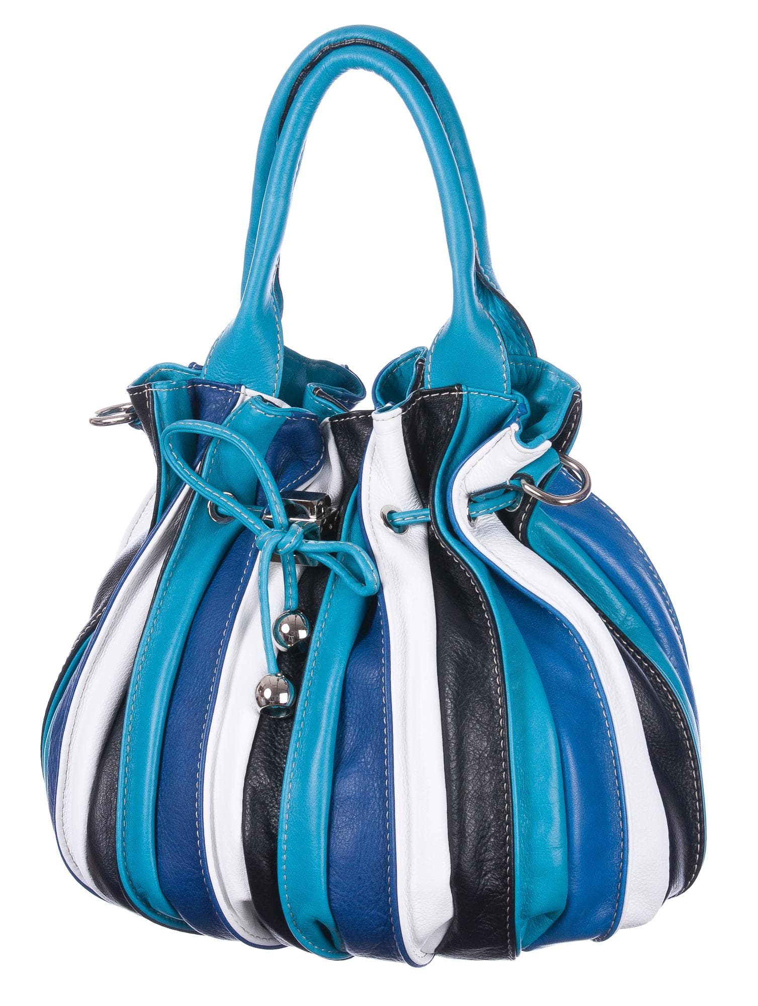 Borsa donna in vera pelle CHIAROSCURO mod. SABRINA colore MULTICOLORE Made in Italy