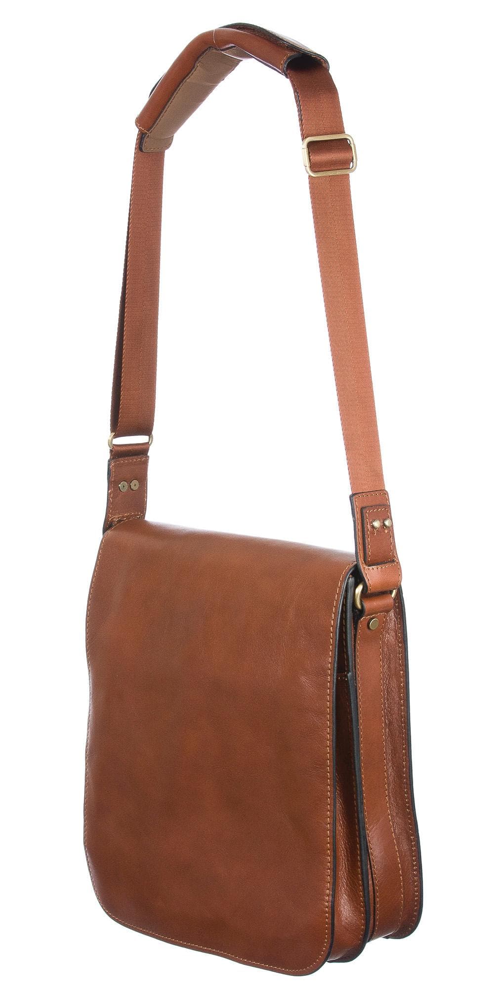 Borsa uomo in vera pelle CHIAROSCURO mod. CLAUDIO MAXI colore MARRONE Made in Italy (Borsa)