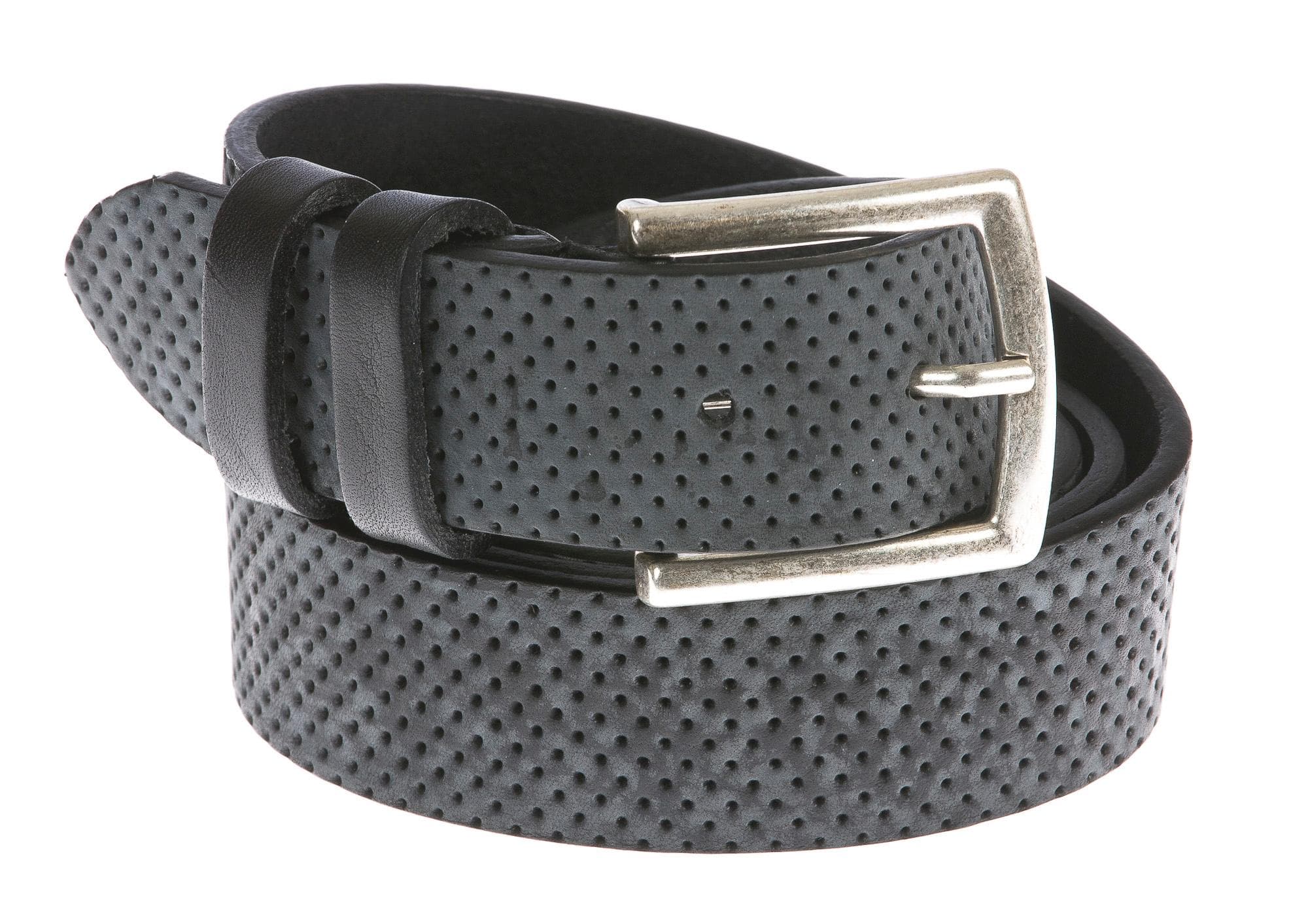 Cintura donna in vera pelle GIULY mod. STOCCOLMA colore BLU Made in Italy