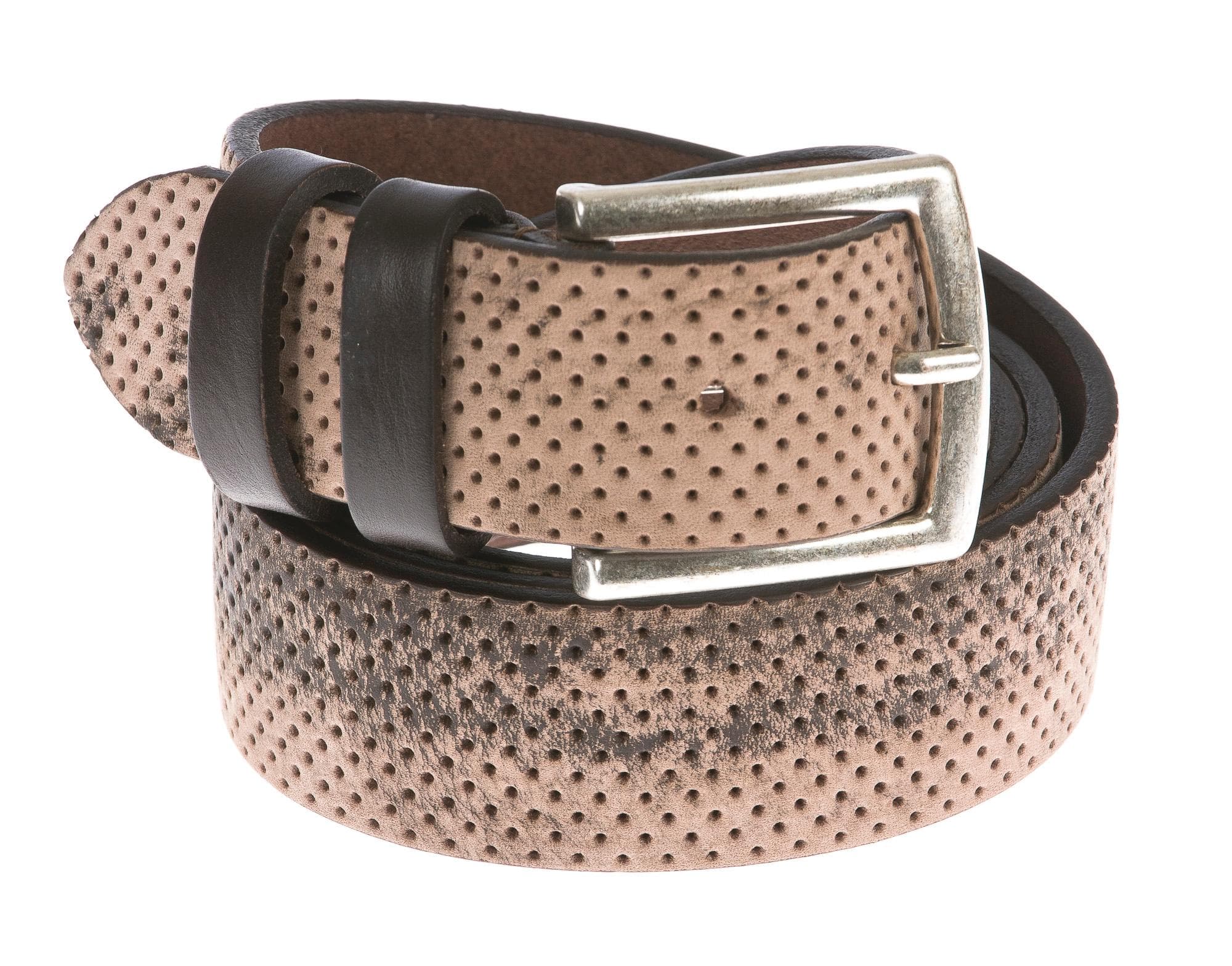 Cintura donna in vera pelle GIULY mod. STOCCOLMA colore MARRONE Made in Italy