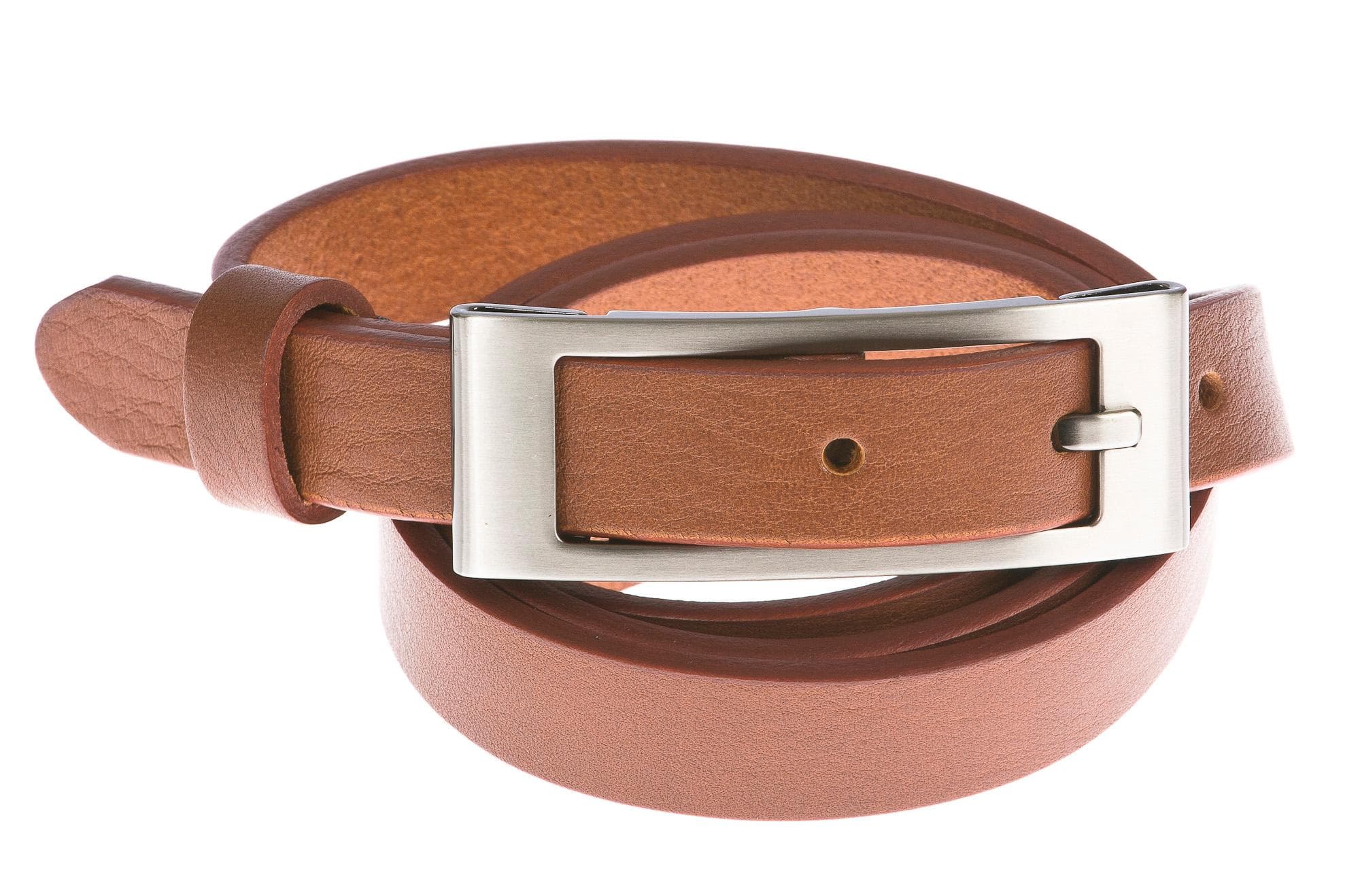 Cintura donna in vera pelle CHIAROSCURO mod. CARRARA colore MIELE Made in Italy
