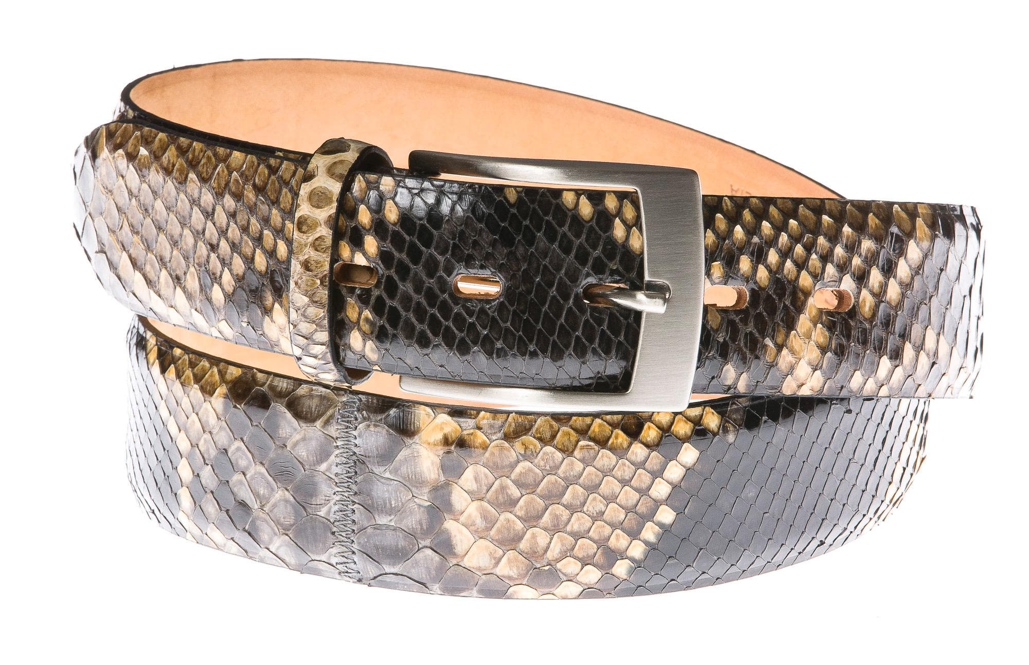 Mens python real leather belt mod. CAIRO