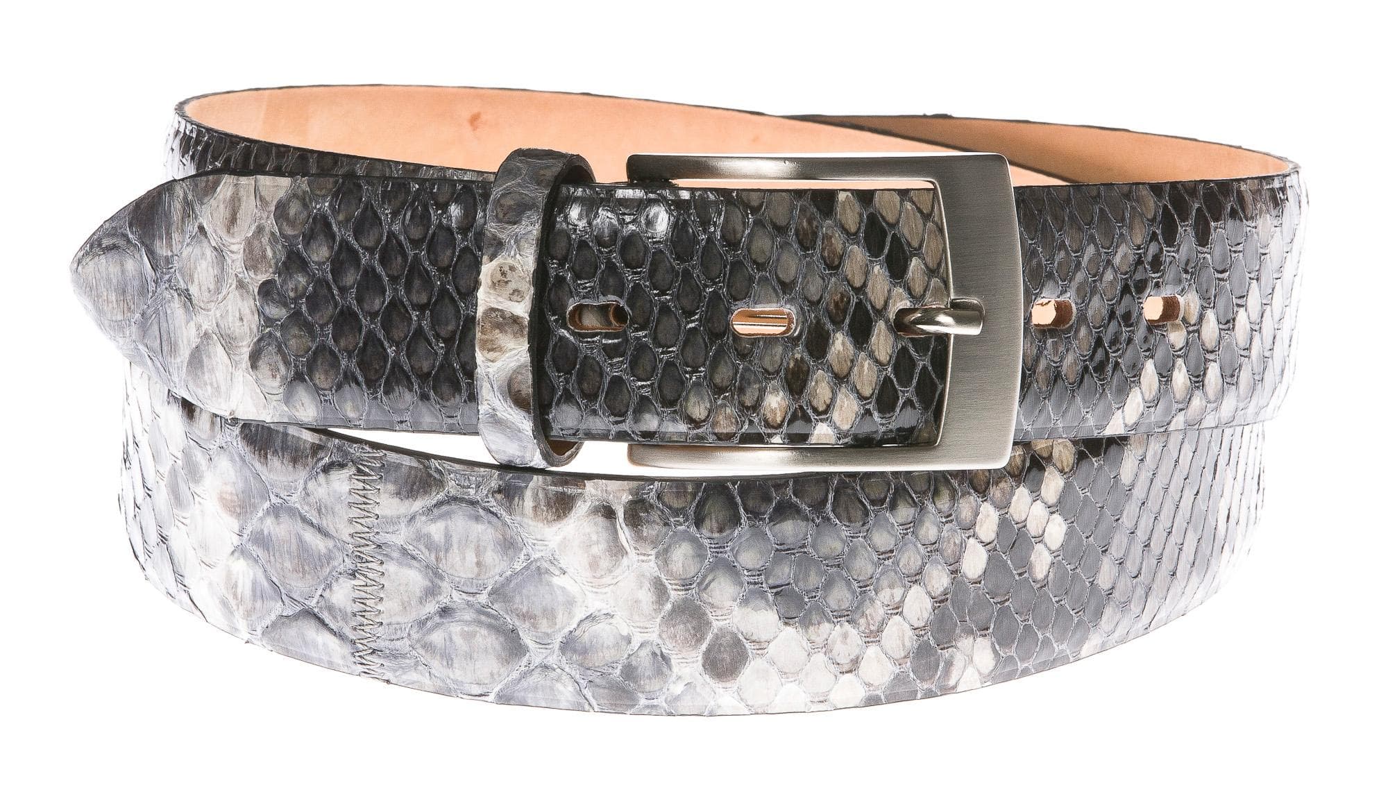 Mens python real leather belt mod. MALAGA