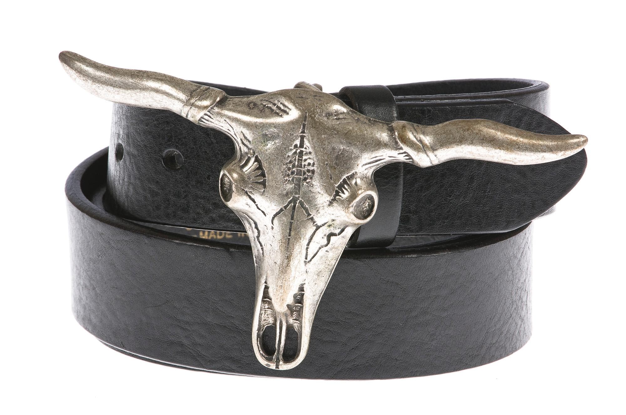 Cintura uomo in vera pelle ABSOLUTE BASIC mod. GENOVA colore NERO Made in Italy